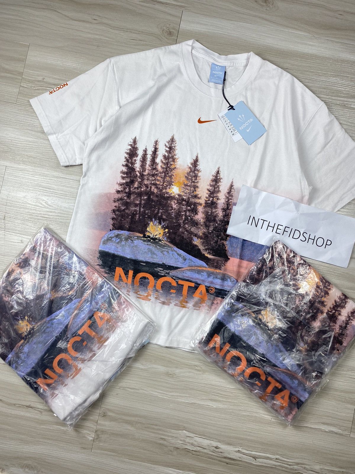 Pre-owned Drake X Nike Nocta Nrg Opal 2024 Tee White