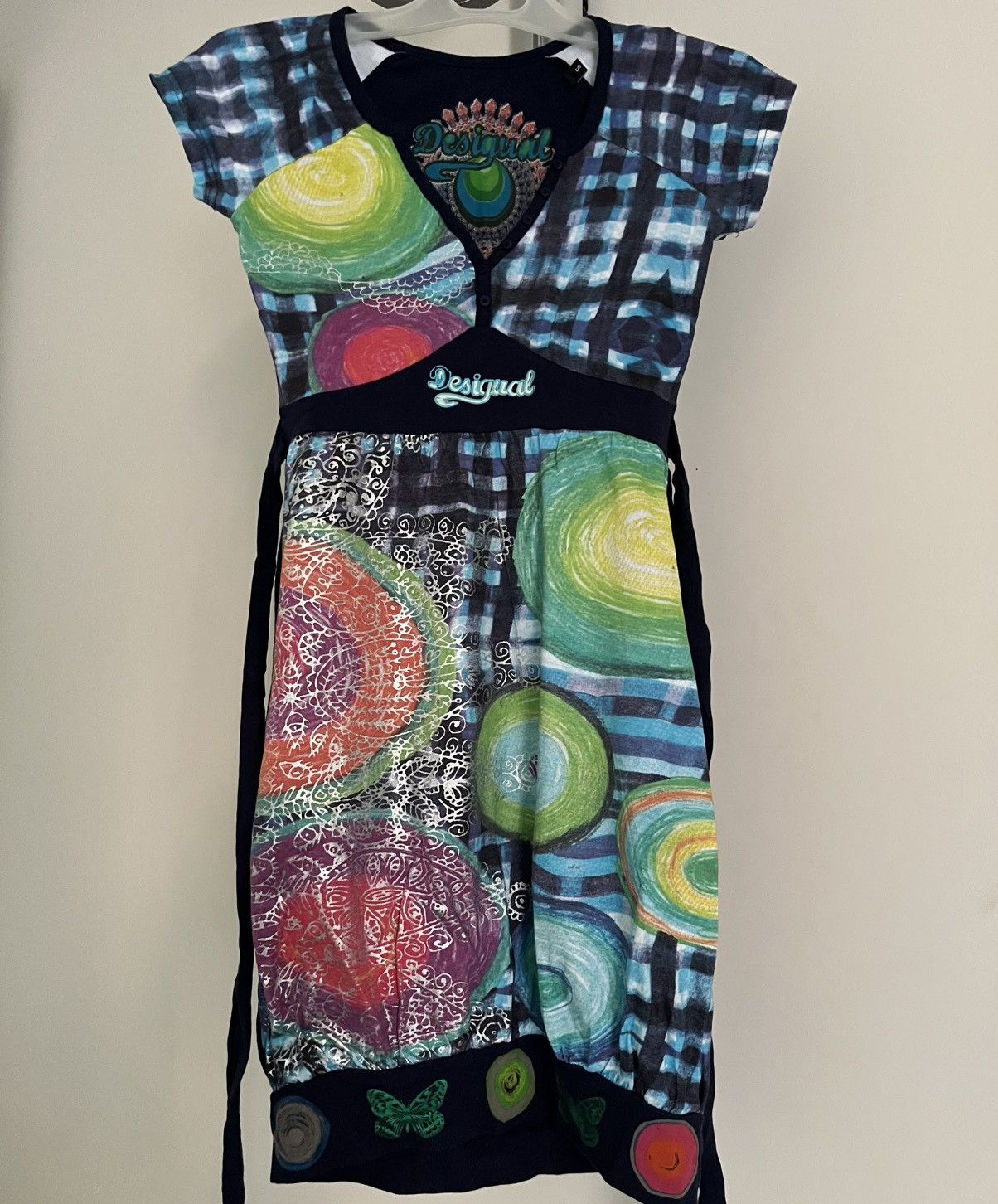 Desigual Women’s printed Mini dress Size S / US 4 / IT 40 - 1 Thumbnail