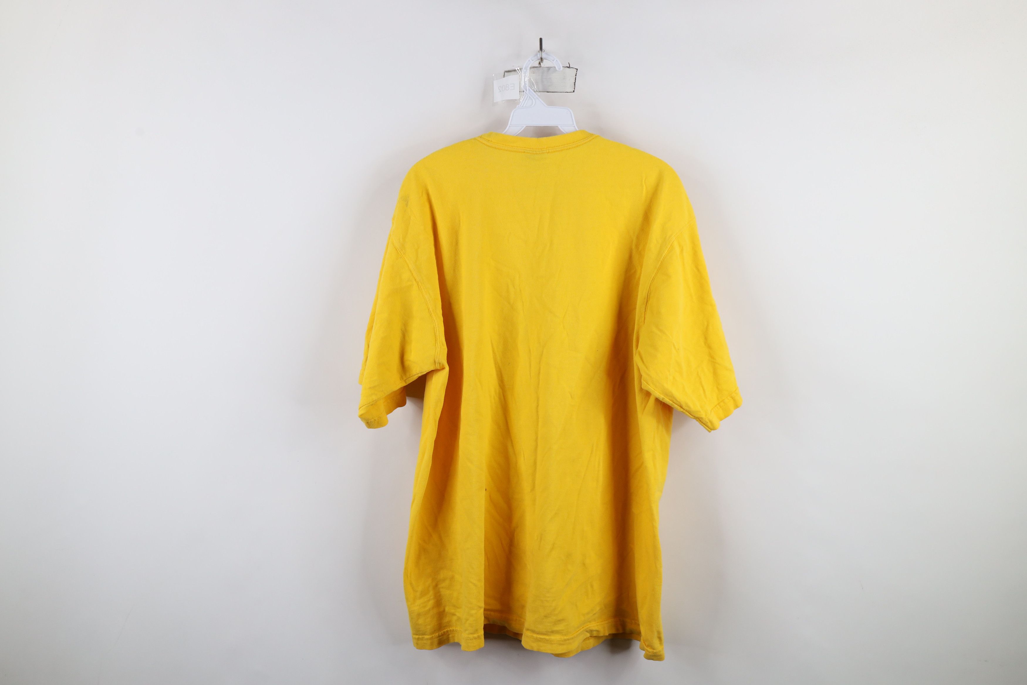Ecko Unltd. × Vintage Vintage 90s Y2K Ecko Spell Out Baggy Fit T-Shirt Yellow Size US L / EU 52-54 / 3 - 14 Thumbnail