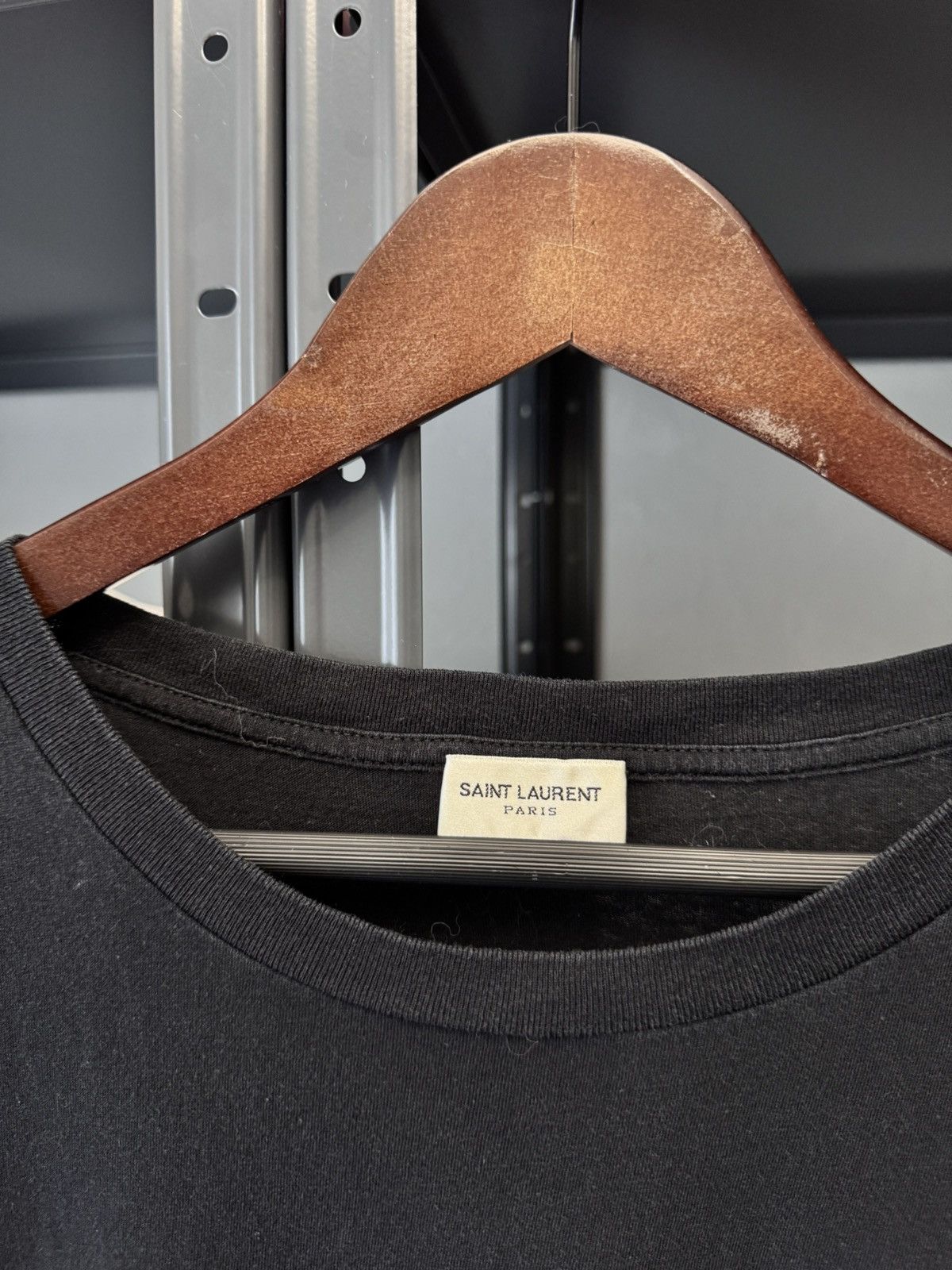 Saint Laurent Paris Saint Laurent Paris Logo T-shirt Size US S / EU 44-46 / 1 - 3 Thumbnail