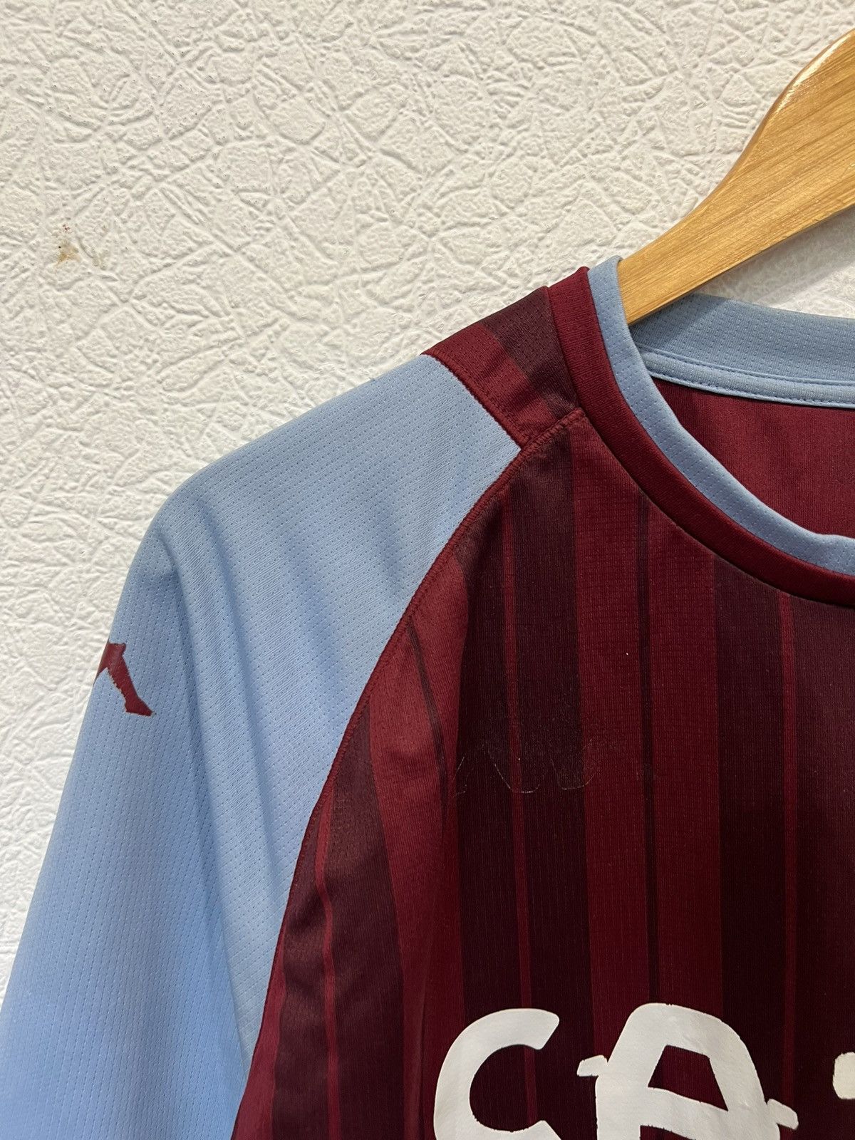 Kappa Kappa Aston Villa 2021/2022 Home Kit Soccer Jersey Football Size US L / EU 52-54 / 3 - 3 Thumbnail