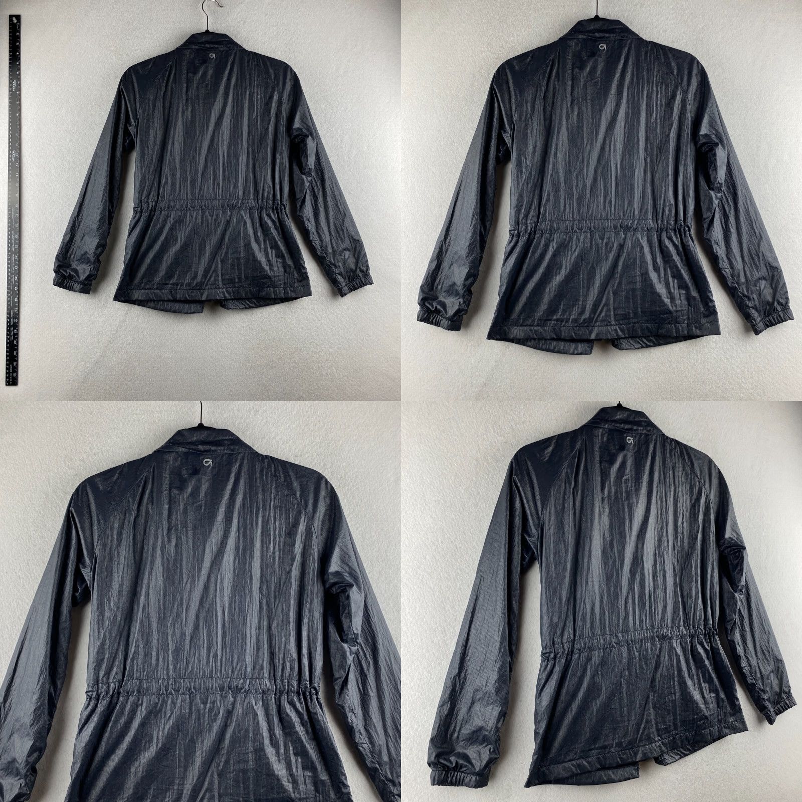 Gap Gap Windbreaker Jacket Womens XS Black Full Zip Softshell Rip Stop Size XS / US 0-2 / IT 36-38 - 9 Thumbnail