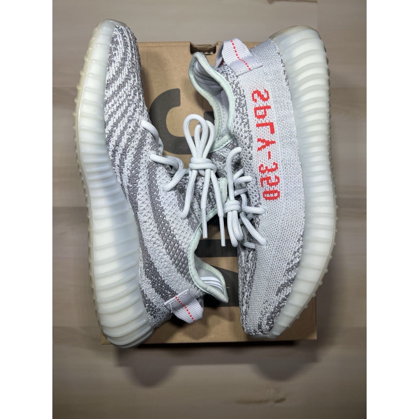 Adidas Size 7m -2017 Adidas Yeezy Boost 350 V2 “Blue Tint” Tried On Size US 7 / EU 40 - 3 Thumbnail