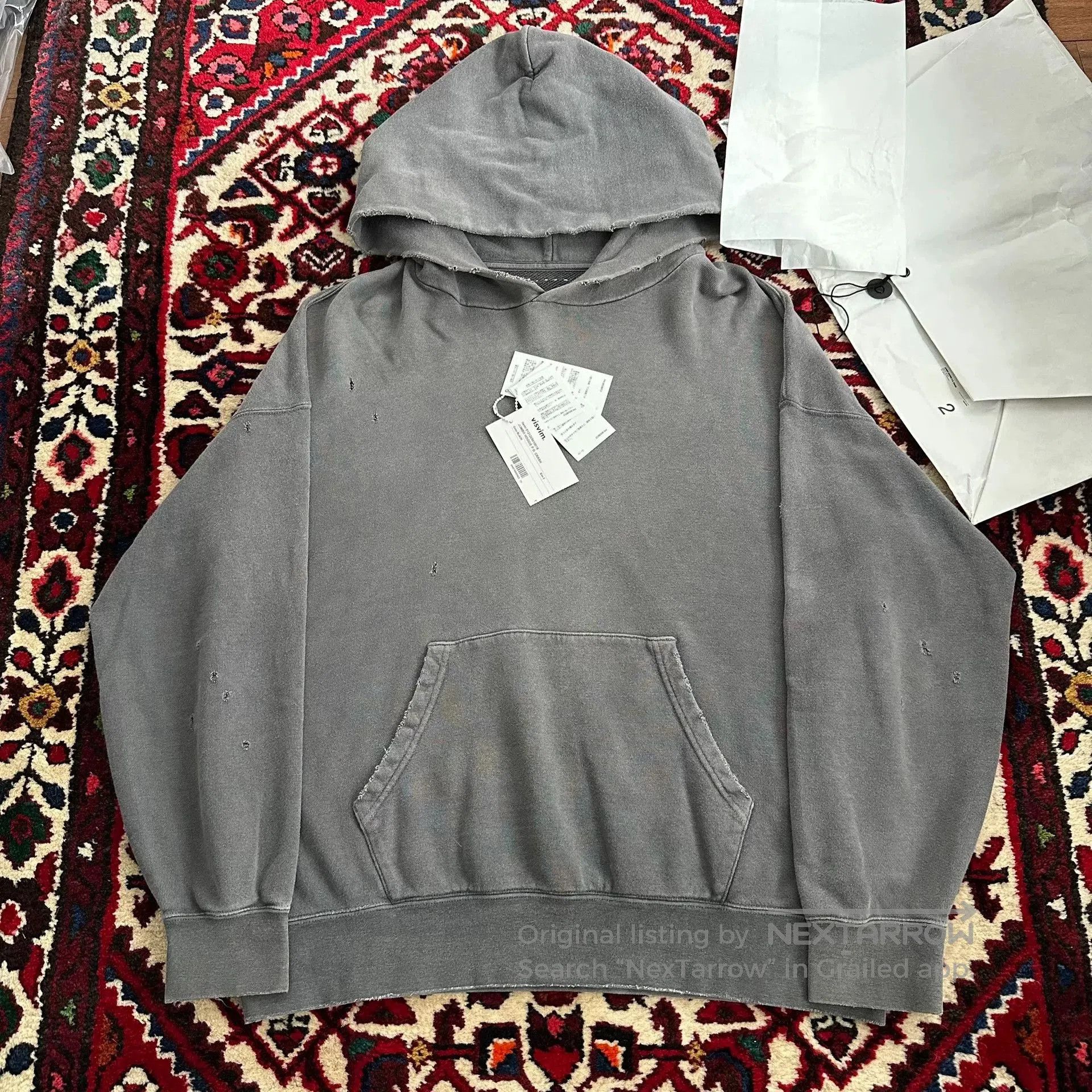 Visvim visvim jumbo hoodie in gray. Size US L / EU 52-54 / 3 - 2 Thumbnail