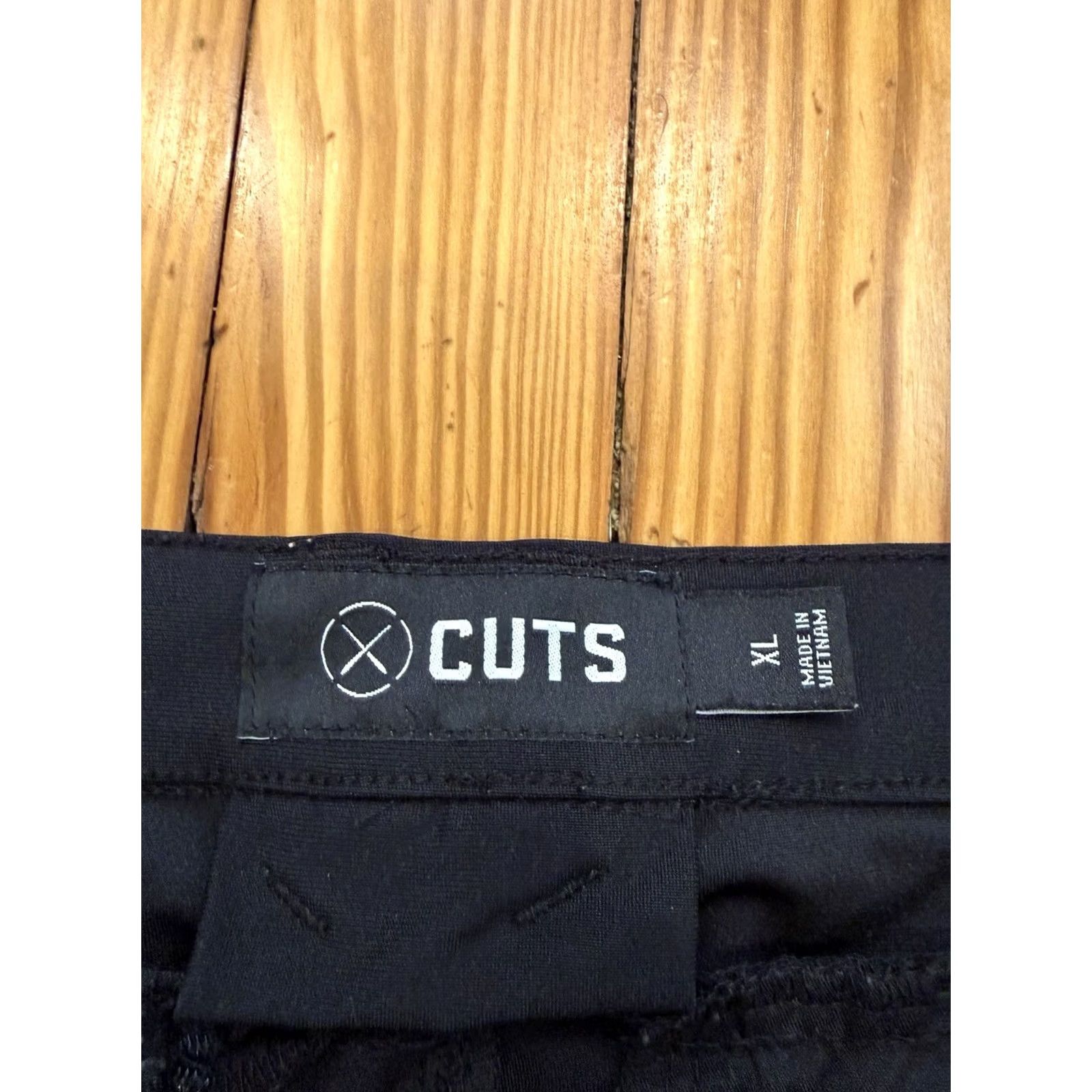 UES Clothing Cuts Clothing AO Jogger Pants Mens XL Black Performance Stretch Slim Tapered Size US 36 / EU 52 - 3 Thumbnail