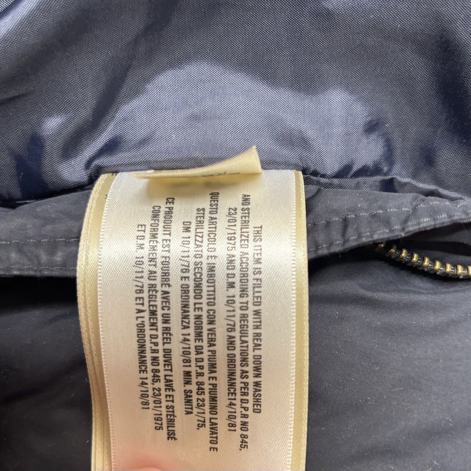 Burberry Burberry Brit W's Navy Down Parka Coat XS Size XS / US 0-2 / IT 36-38 - 15 Thumbnail