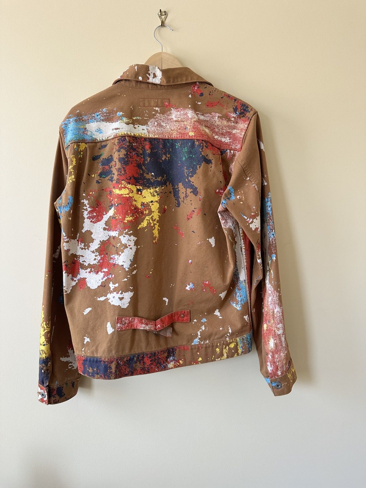 Junya Watanabe × Levi's Junya Watanabe Levis Painted Truckers jacket Size US L / EU 52-54 / 3 - 3 Thumbnail