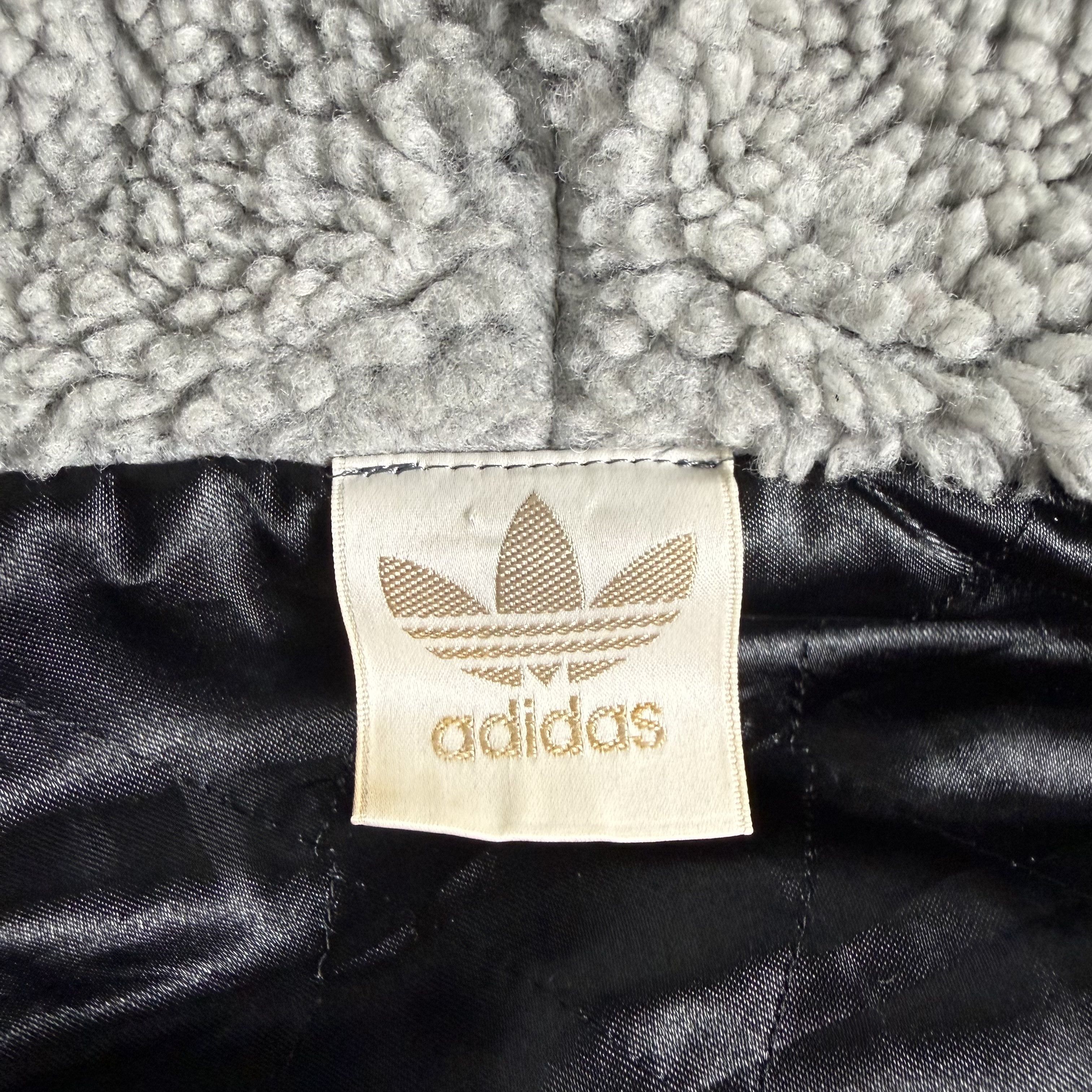 Adidas 🔥RARE🔥Vintage Adidas Trefoil Big Logo Fleece Hoodie Jacket Size US M / EU 48-50 / 2 - 8 Thumbnail