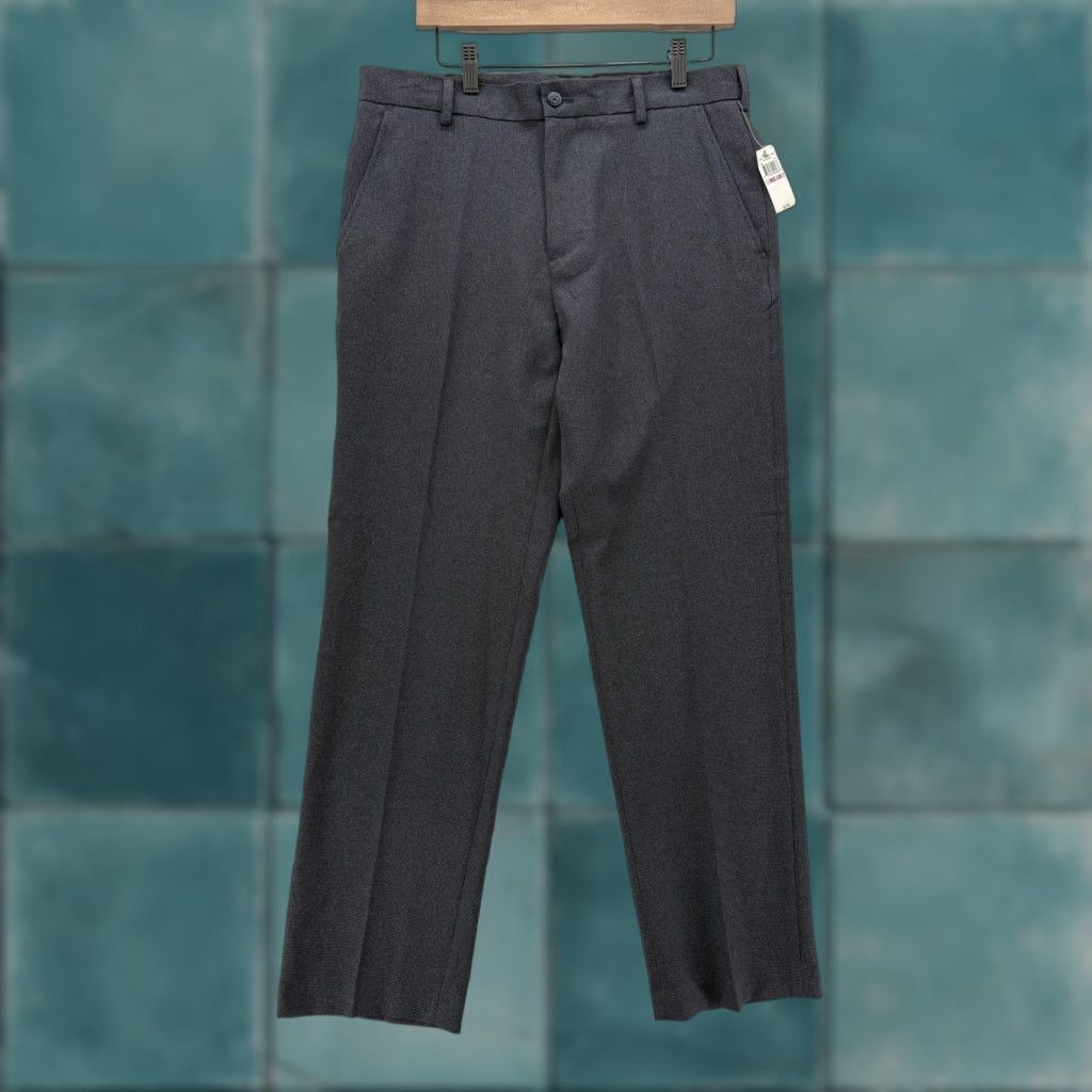 Van Heusen Van Heusen Men's Black Stretch Classic Suit Pants 33W 32L |  Grailed