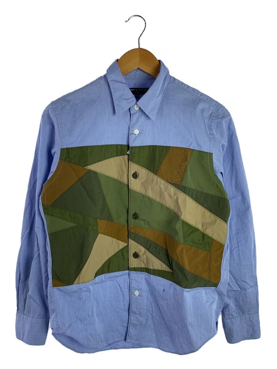 Comme des Garcons × Comme des Garcons Homme Reconstructed Patchwork Button Shirt Size US XS / EU 42 / 0 - 1 Thumbnail