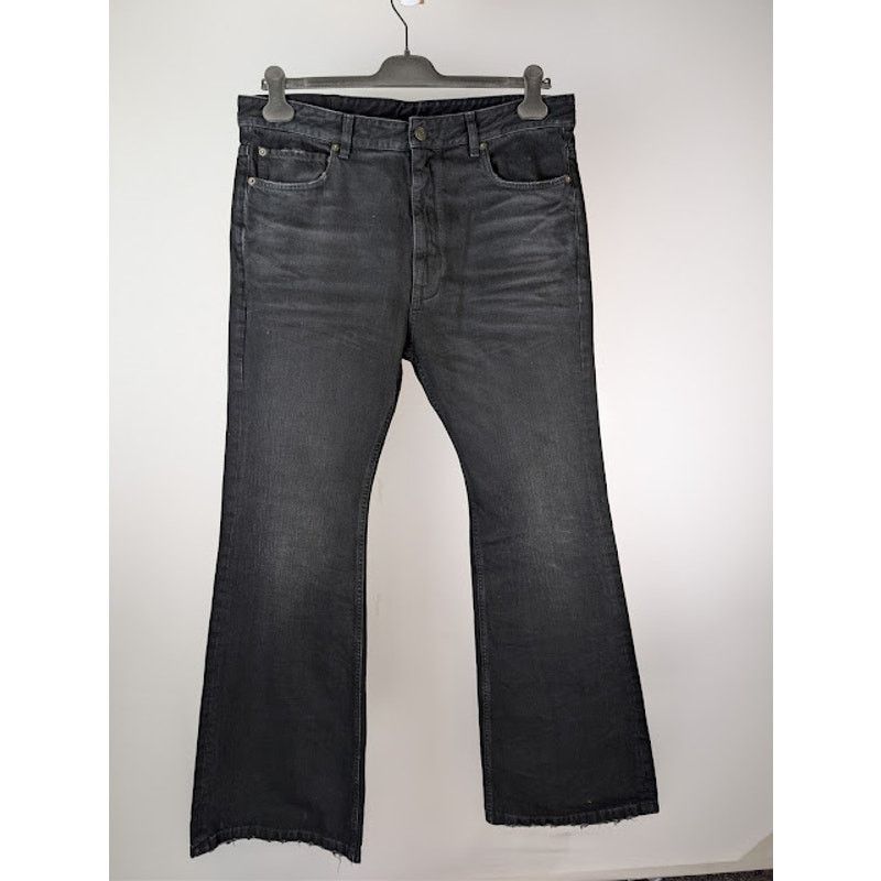 Balenciaga o1rshd1 Q:2 / Layered Kuroki Denim Jeans in Midnight Black Size US 32 / EU 48 - 3 Thumbnail