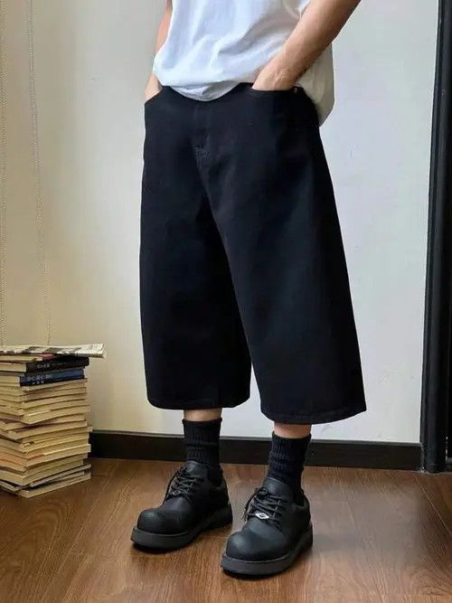 Japanese Brand RETRO vintage jeans Y2K denim shorts jorts Size US 34 / EU 50 - 4 Thumbnail