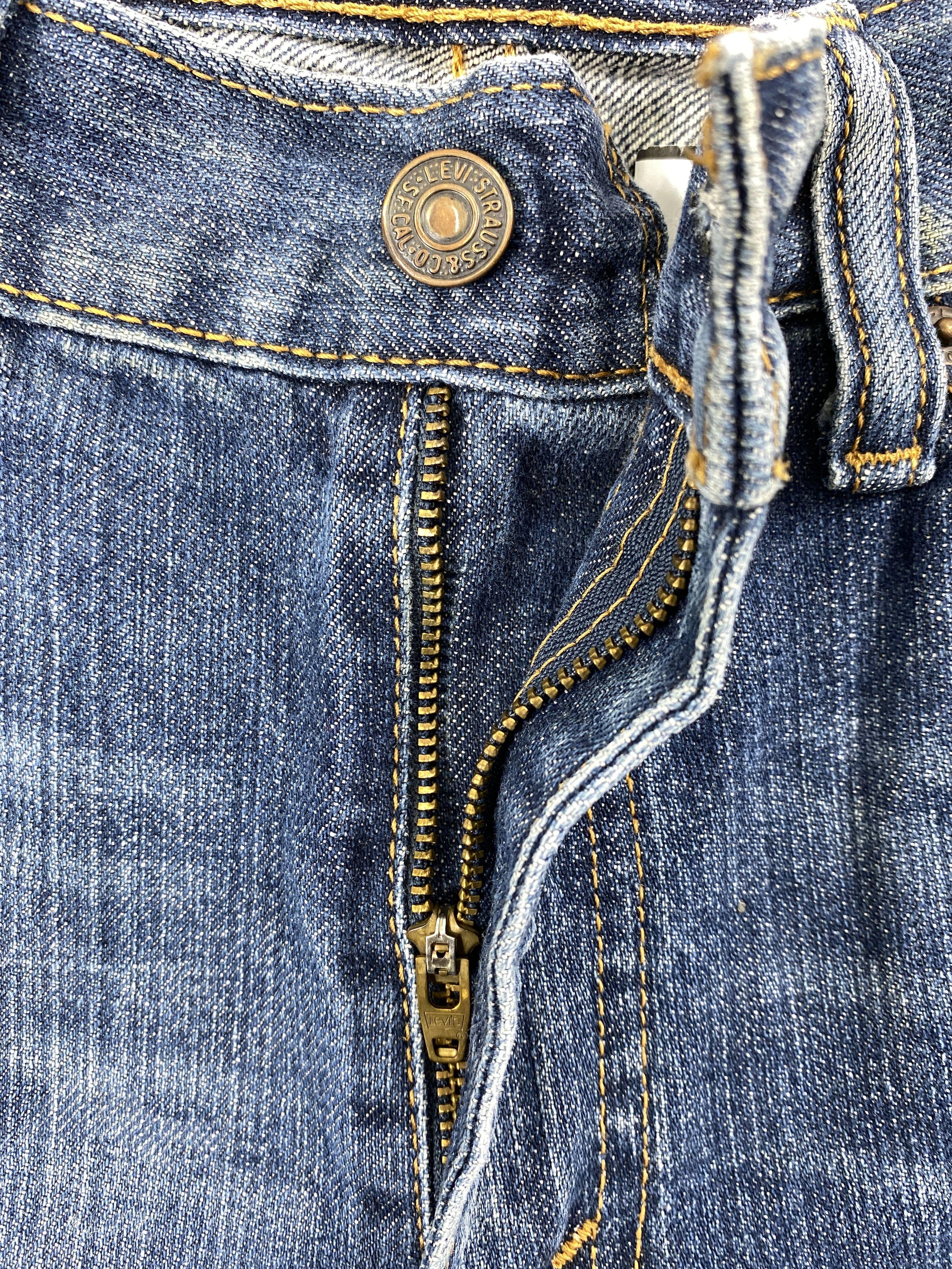 Levi's Distressed Blue Vintage Levi's 511 33x32 Denim -JN1765 Size US 33 - 6 Thumbnail