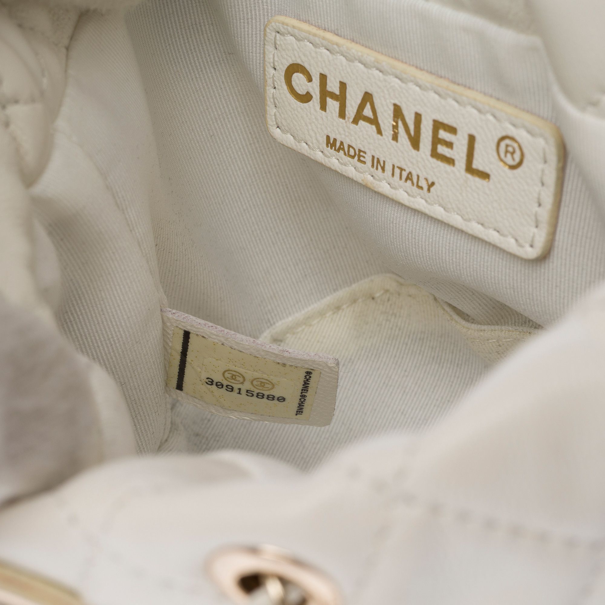 Chanel CHANEL Bag in White Leather Size ONE SIZE - 8 Thumbnail