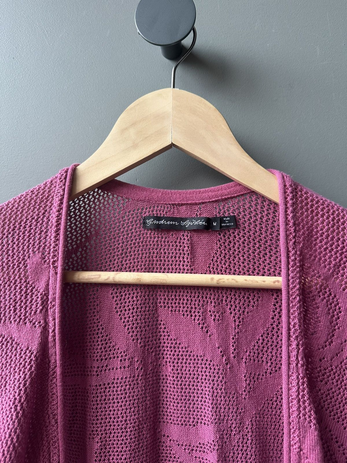 Gudrun Sjoden Gudrun Sjoden Cotton Kimono Mesh Cardigan Size M Size M / US 6-8 / IT 42-44 - 3 Thumbnail