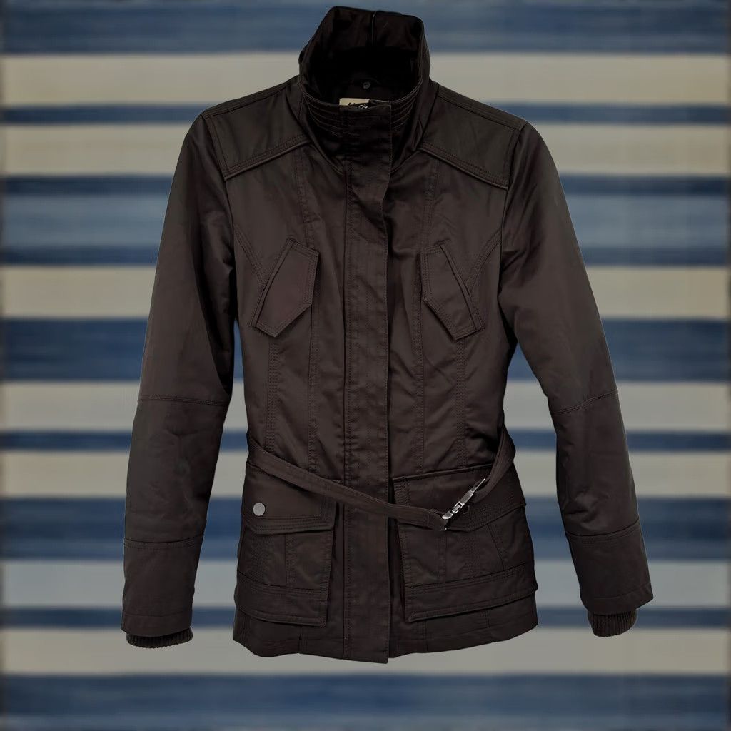 Vintage FORMUL@ JOVEN Women's Brown Belted Utility Jacket Size S Size S / US 4 / IT 40 - 1 Thumbnail