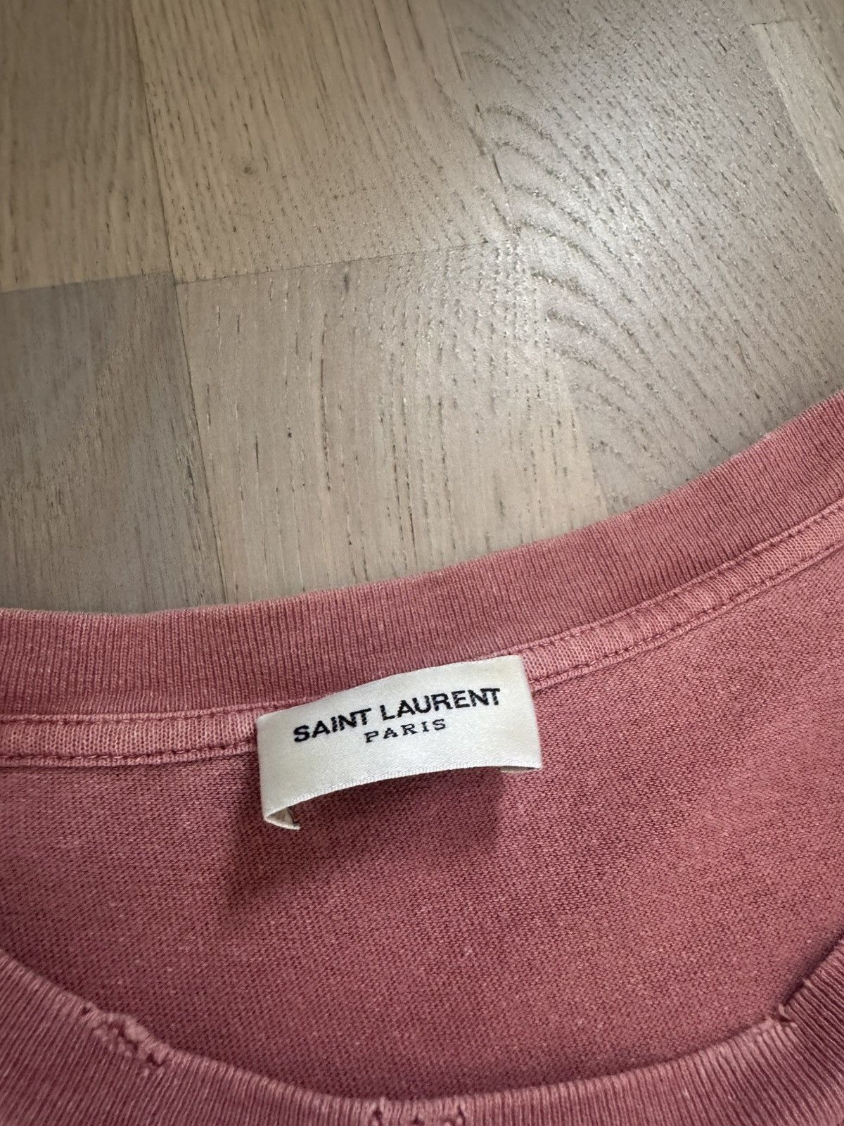 Saint Laurent Paris SAINT LAURENT tshirt STUDY REAL TAPE MEASUREMENTS IN PHOTOS Size US XS / EU 42 / 0 - 4 Thumbnail
