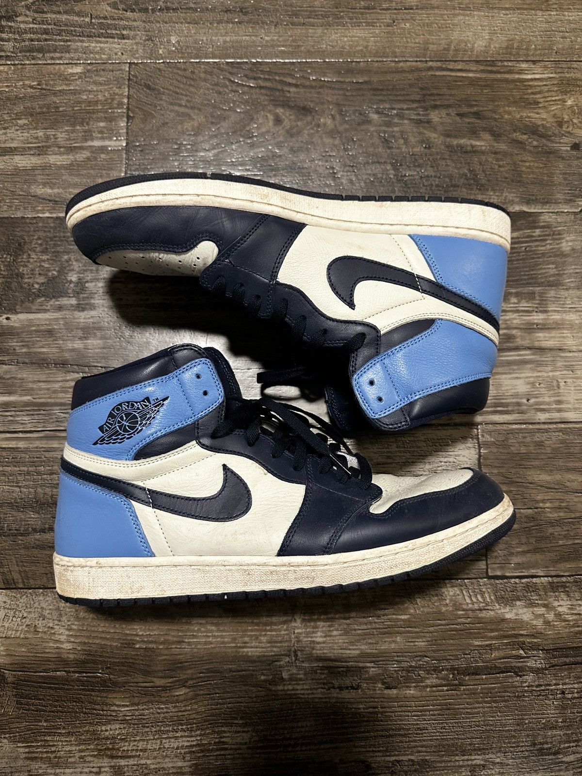 Jordan Brand Nike Air Jordan 1 “Obsidian” Retro High Size US 15 / EU 48 - 3 Thumbnail