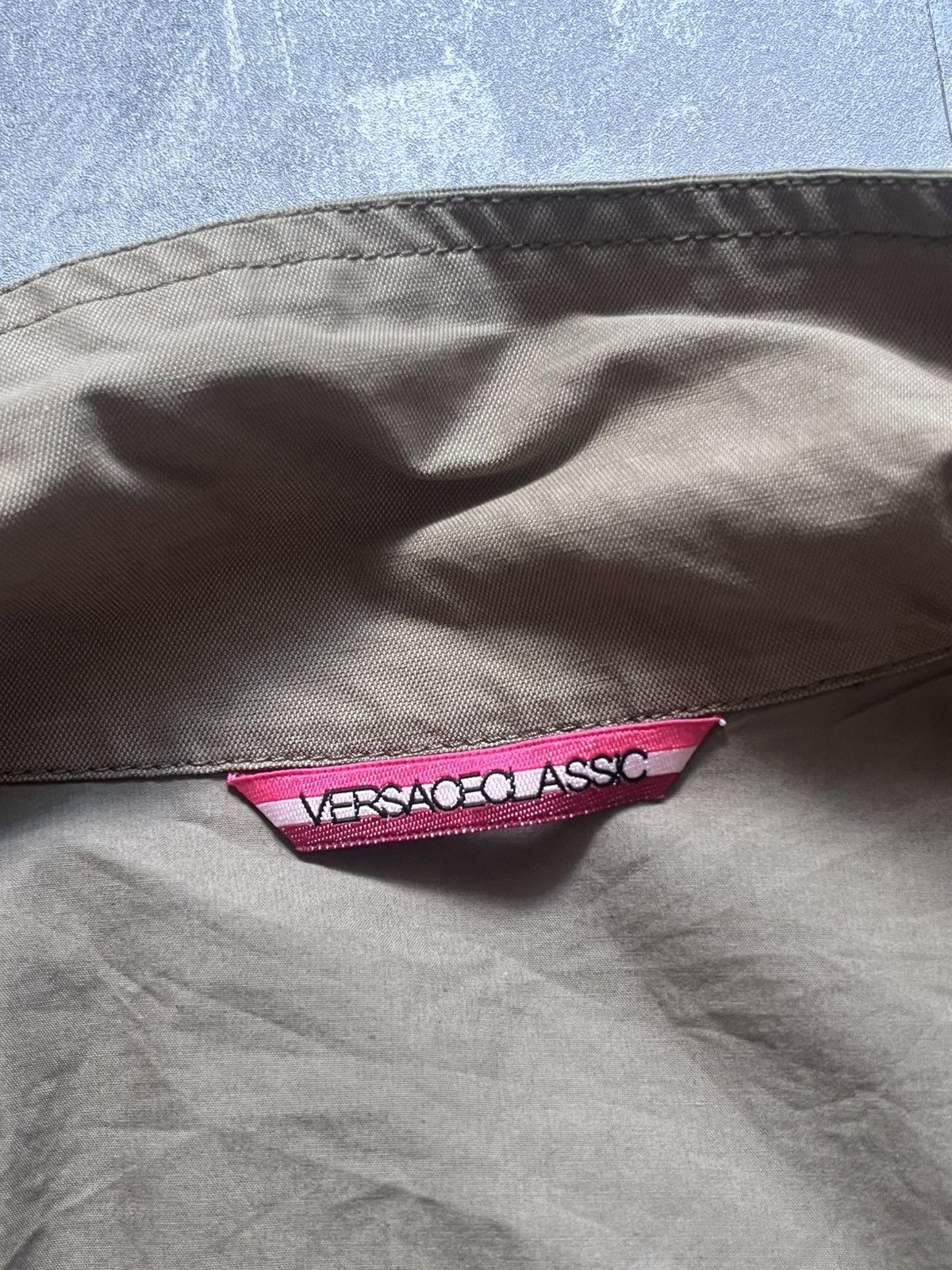 Versace Versace Classic Beige Multipocket Workwear Zip Up Jacket 54 Size US L / EU 52-54 / 3 - 14 Thumbnail