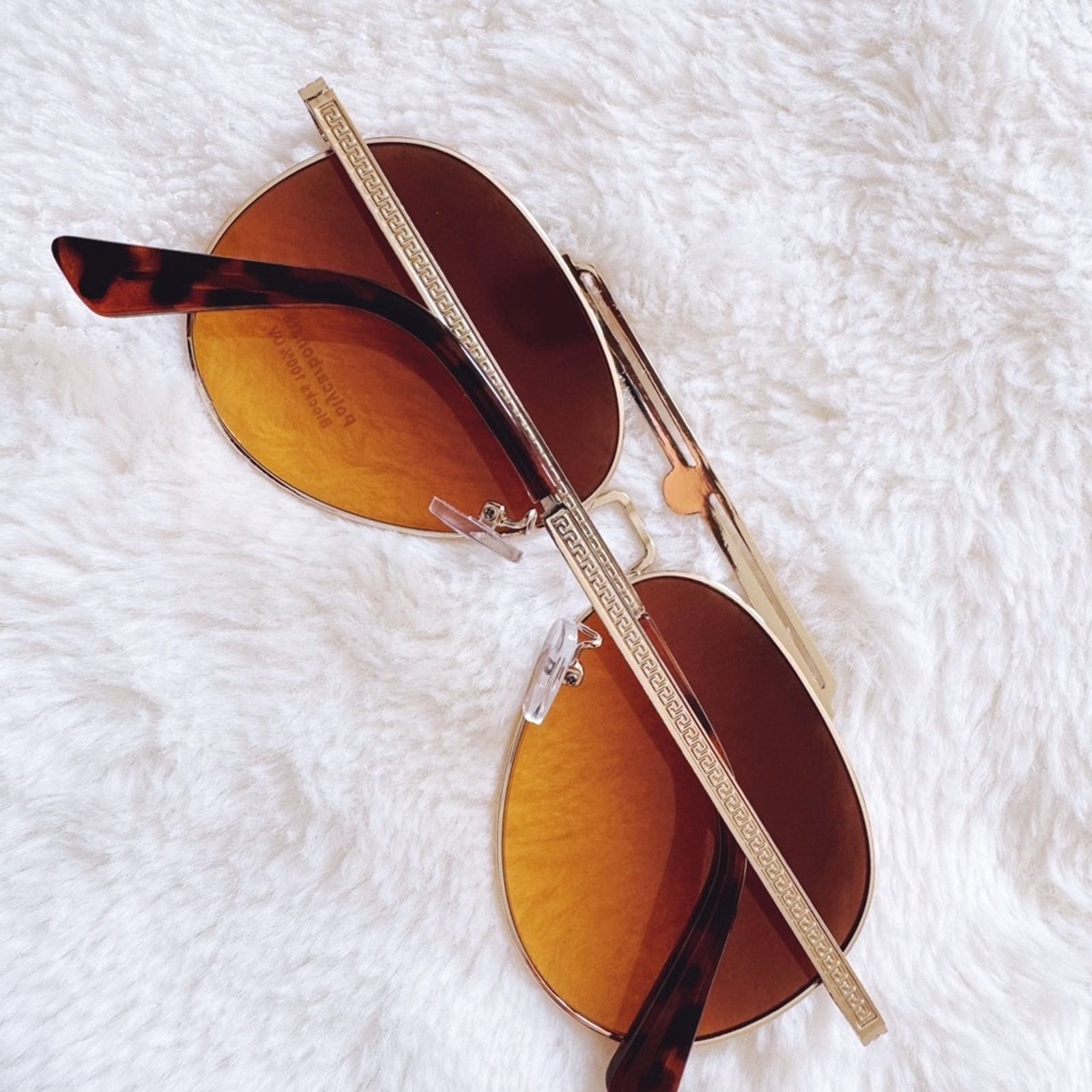 Other Doug Brown W/ Gold Rim Aviator Sunglasses Size ONE SIZE - 11 Thumbnail