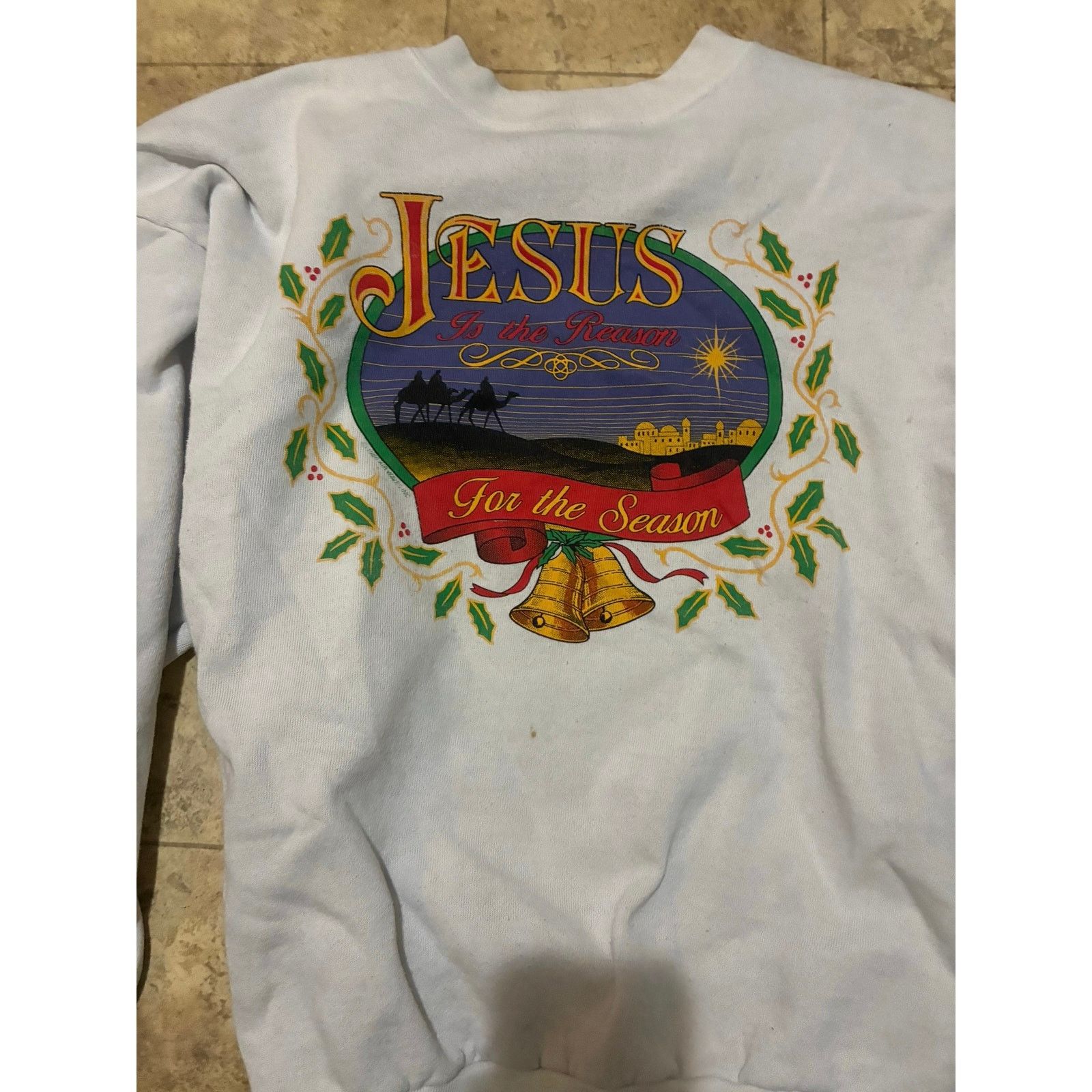 Other Vintage Jesus Is The Reason Christmas Shirt XL Made in USA Size US XL / EU 56 / 4 - 1 Thumbnail