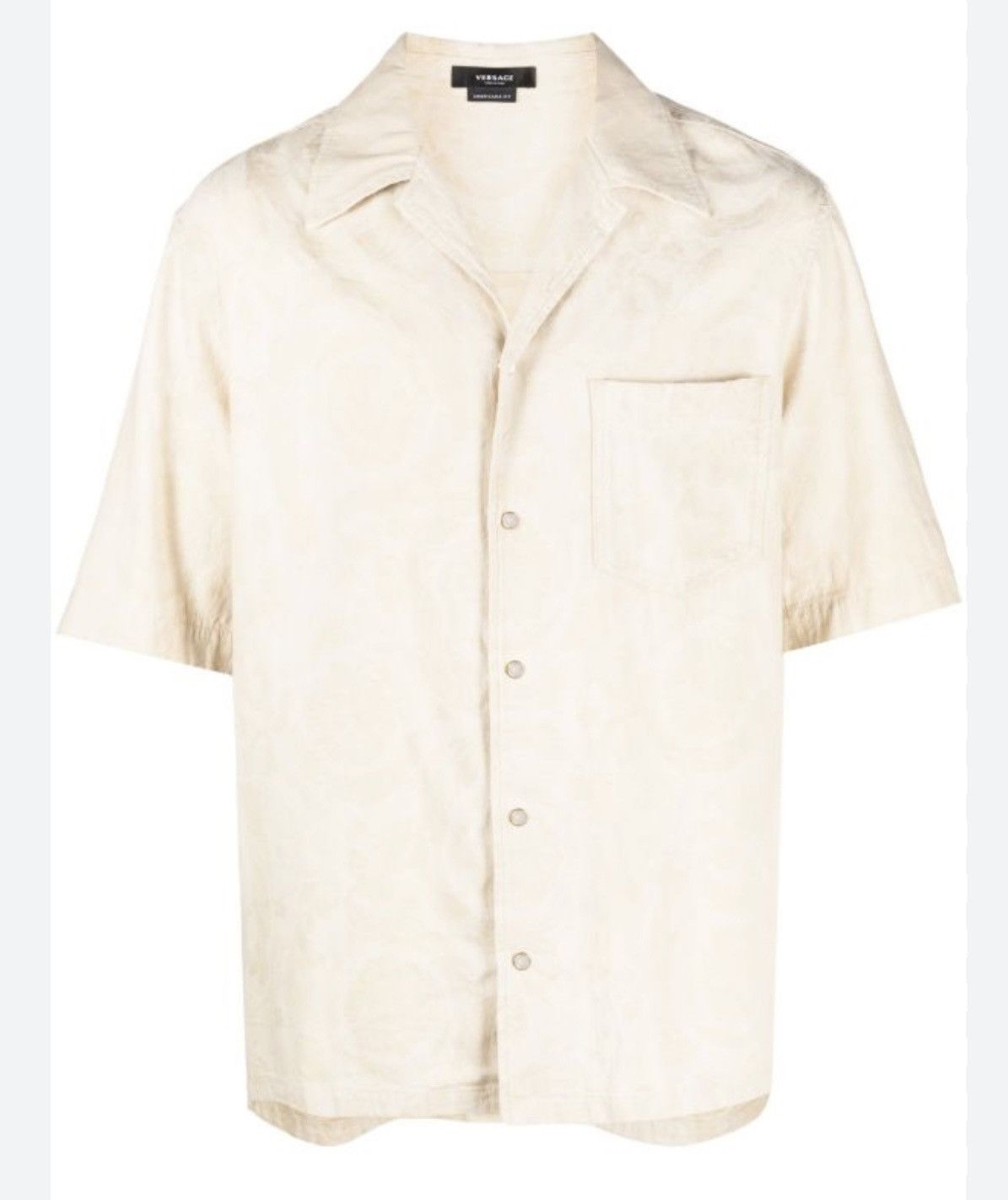 Versace Versace Barocoo Jacquard Silhouette Short Sleeve Shirt Size US M / EU 48-50 / 2 - 1 Thumbnail