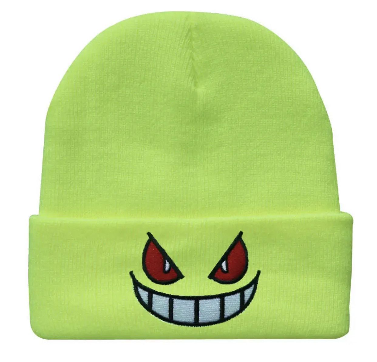 Pokemon Gengar Beanie colorful Anime Cap Pokemon Evolve Winter Hat Size ONE SIZE - 8 Thumbnail