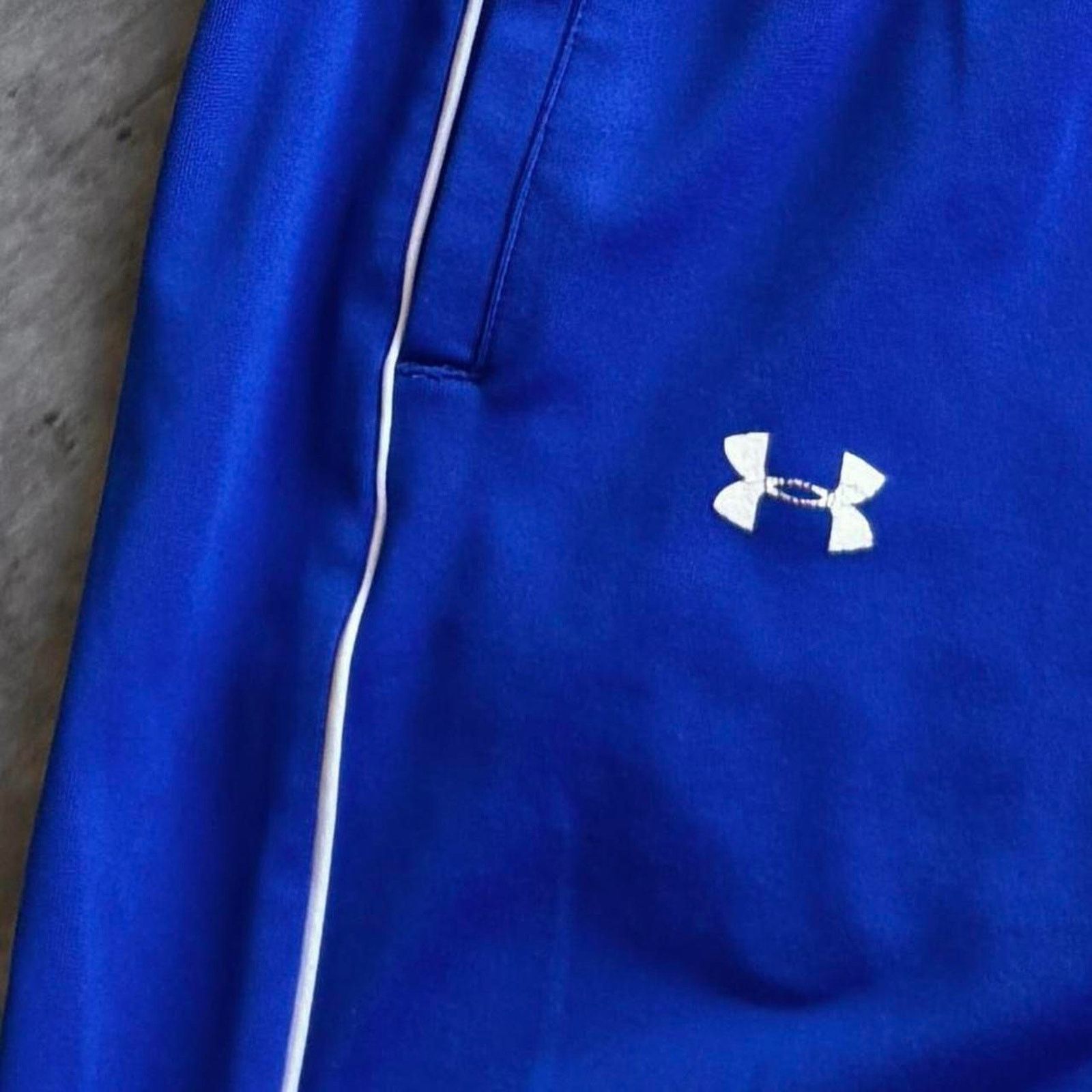 Under Armour × Vintage Vintage Y2K Under Armour Blue & White Embroidered Sweatpants Size US 33 - 3 Thumbnail