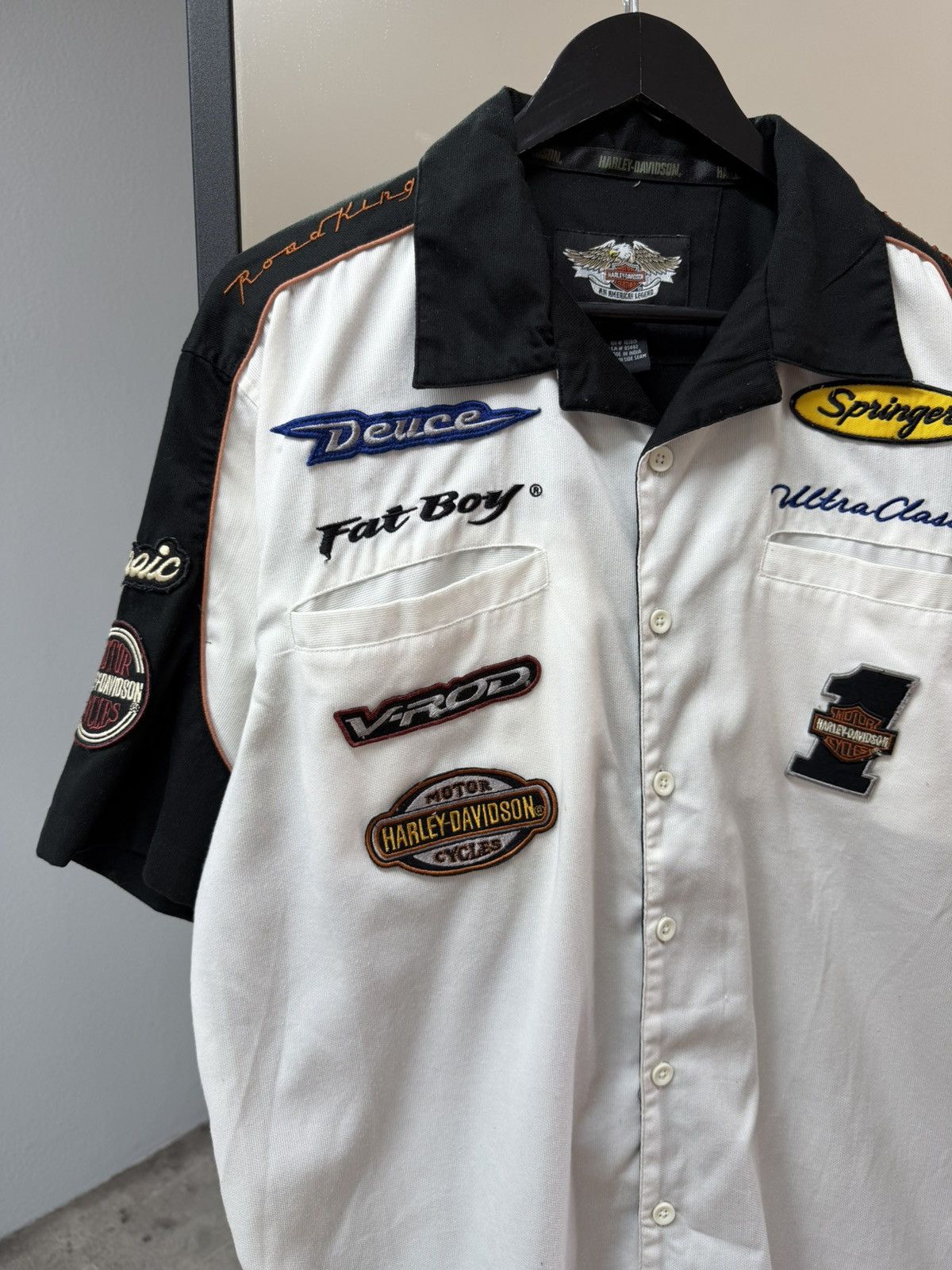 Harley Davidson Vintage Harley-Davidson Embroidered Big Logo 90s Motorcycle Size US M / EU 48-50 / 2 - 3 Thumbnail