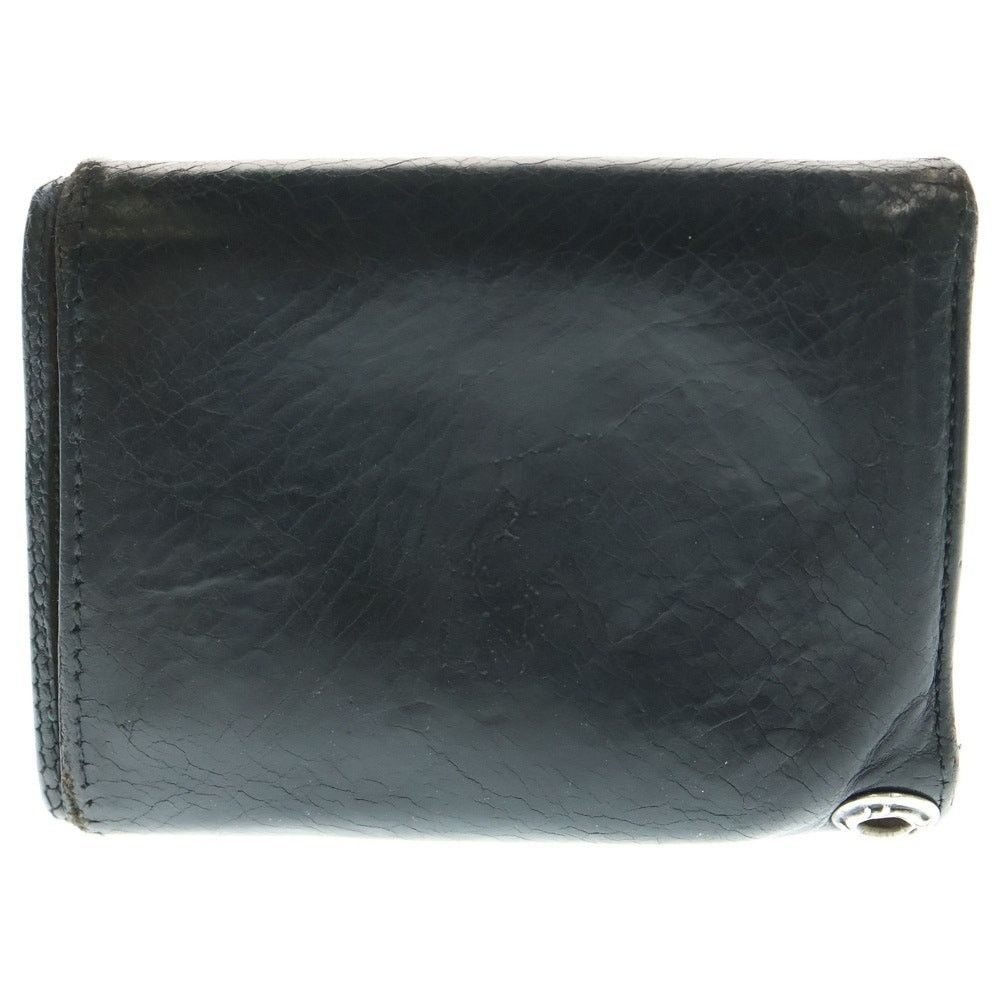 Chrome Hearts Chrome Hearts 3Fold Heart Button Wallet Black Size ONE SIZE - 2 Thumbnail