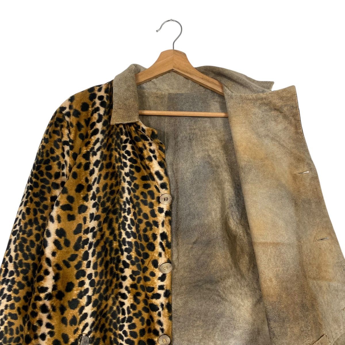 Designer Vintage Pilerria leopard revesable coat jacket Size US M / EU 48-50 / 2 - 10 Thumbnail