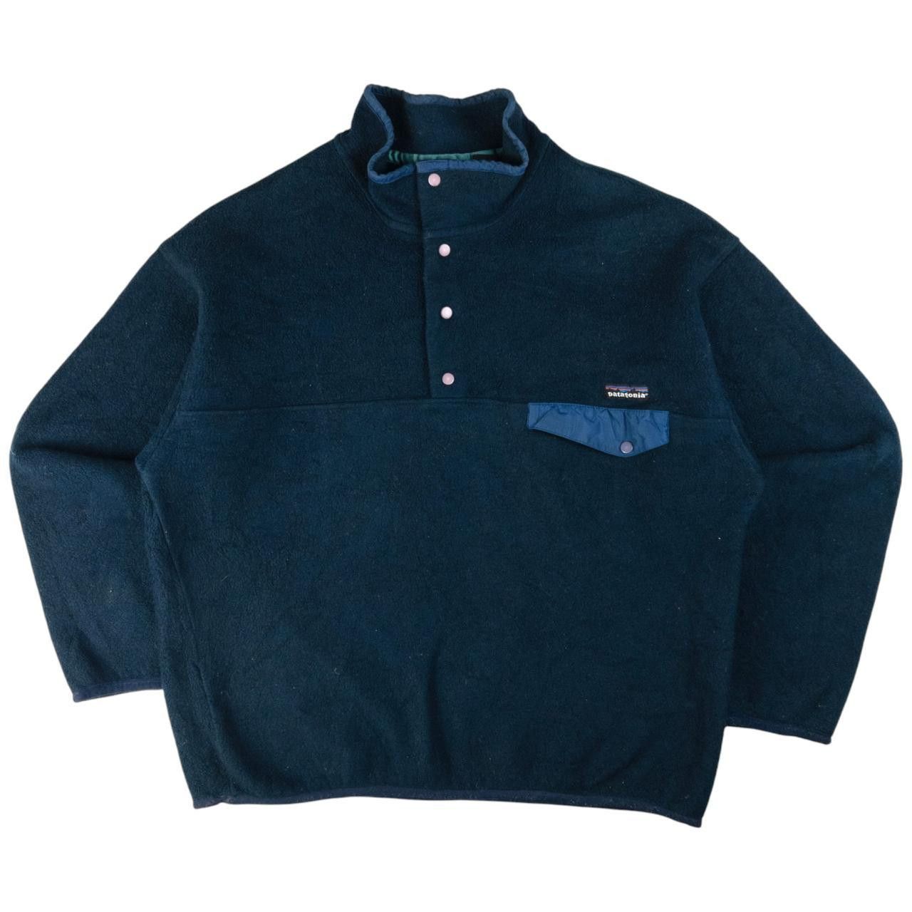 Patagonia Vintage Patagonia Snap T Button Fleece Sweatshirt Size M Size US M / EU 48-50 / 2 - 1 Thumbnail