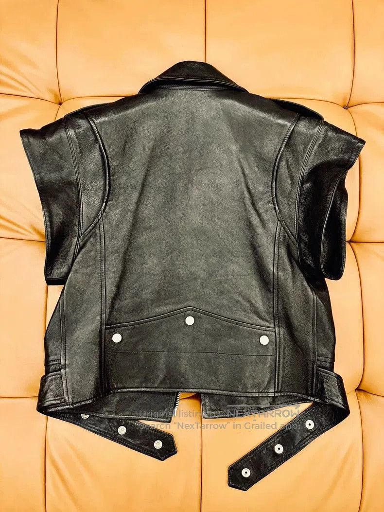 Saint Laurent Paris Saint Laurent Leather Jacket with Box Shape. Size US M / EU 48-50 / 2 - 8 Thumbnail