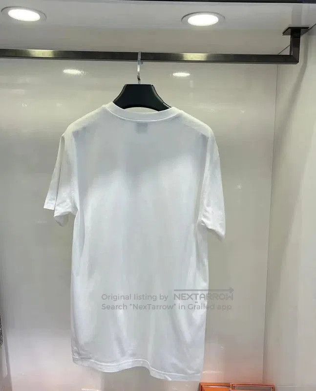 Burberry Burberry Summer White Cotton T-Shirt. Size XXS / US 00 / IT 34 - 2 Thumbnail
