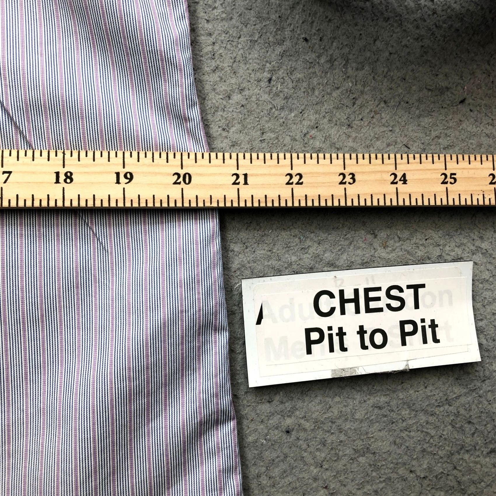 Brooks Brothers VINTAGE Brooks Brothers Button-Up Shirt Mens M Striped Purple Made In USA Size 40R - 5 Thumbnail