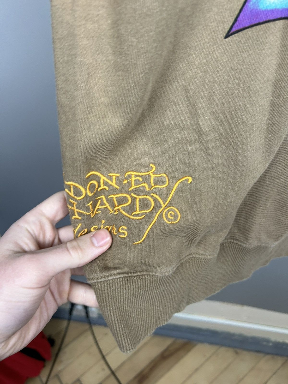 Ed Hardy Rare Vintage Ed Hardy Zip Up Hoodie Skull Logo Size US M / EU 48-50 / 2 - 9 Thumbnail