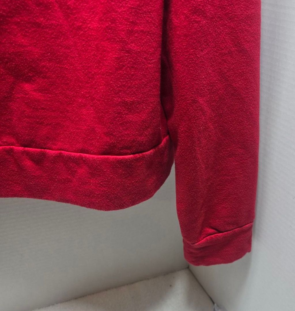 XOXO Women's XOXO Red Rhinestone XOXO Sweatshirt M Size M / US 6-8 / IT 42-44 - 4 Thumbnail