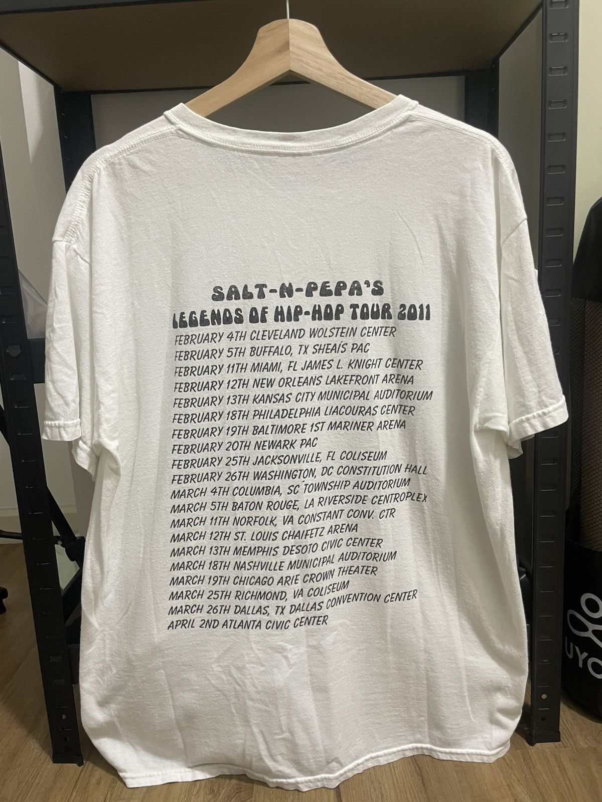 Rap Tees Salt-N-Pepa Rap Tee Graphics White Shirt Size US L / EU 52-54 / 3 - 3 Thumbnail