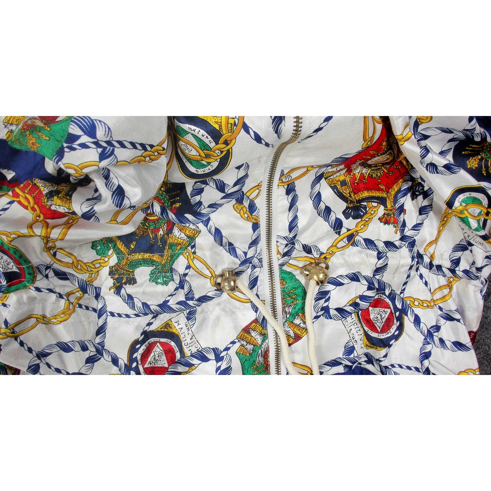 Vintage Lavon Vintage Y2K Oversized Nautical Chain Print Windbreaker Size M / US 6-8 / IT 42-44 - 9 Thumbnail