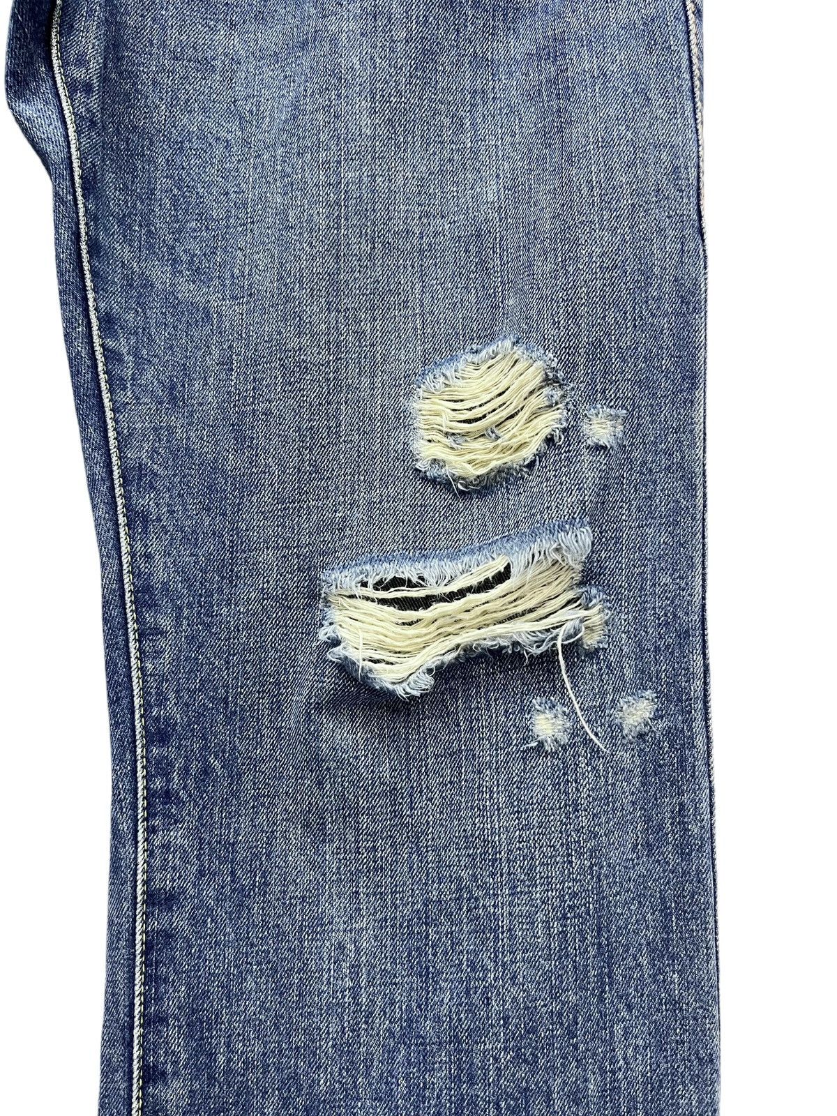 Japanese Brand 🔥FYE🔥90’s CO&LU Distressed Ripped Denim Hysteric Style Size US 30 / EU 46 - 10 Thumbnail