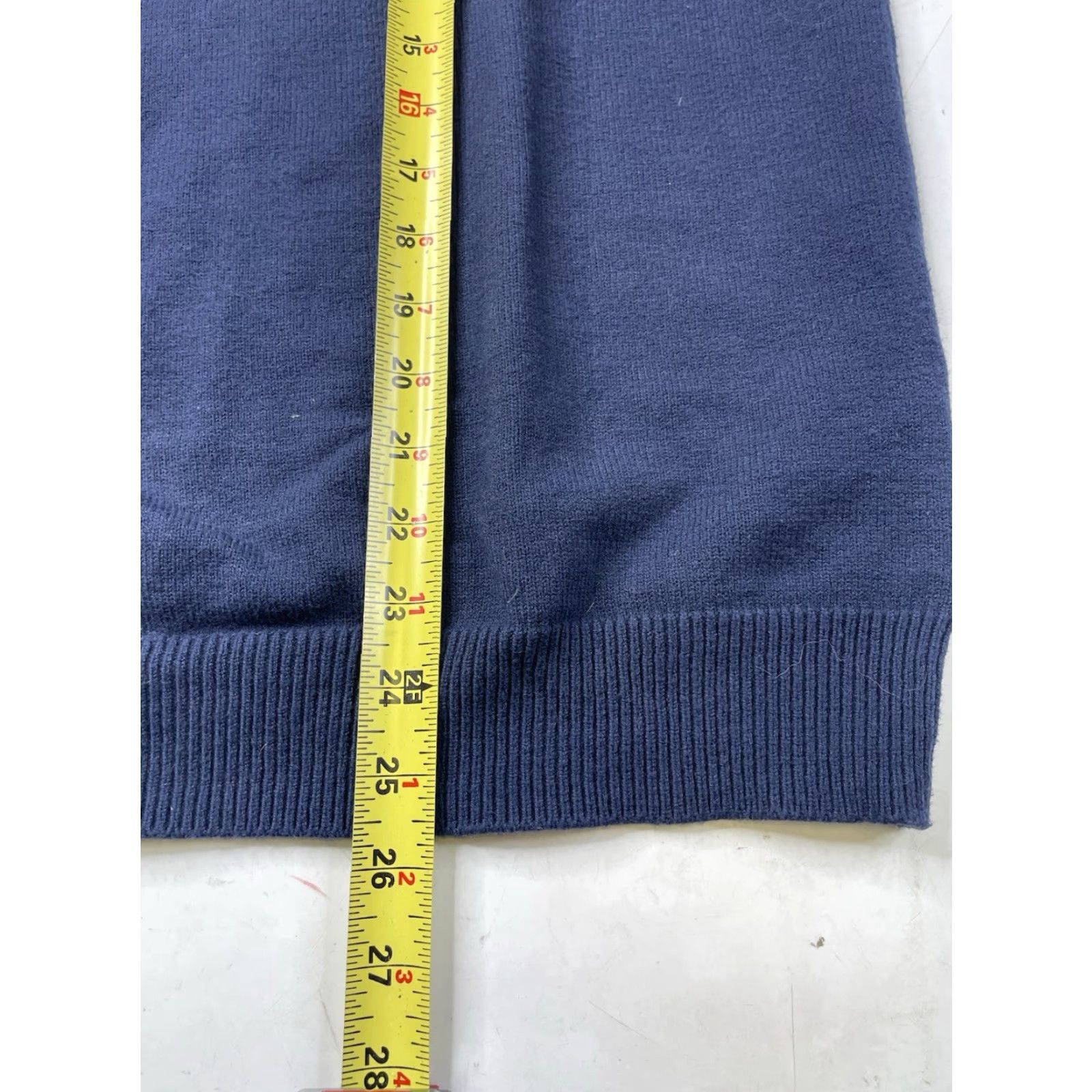 Vintage FAIR HARBOR Sweater Mens Small Blue Retro Stripe Cotton Blend Knit Pullover Crew Neck Long Sleeve Classic Vintage No rips or stains Size US S / EU 44-46 / 1 - 4 Thumbnail