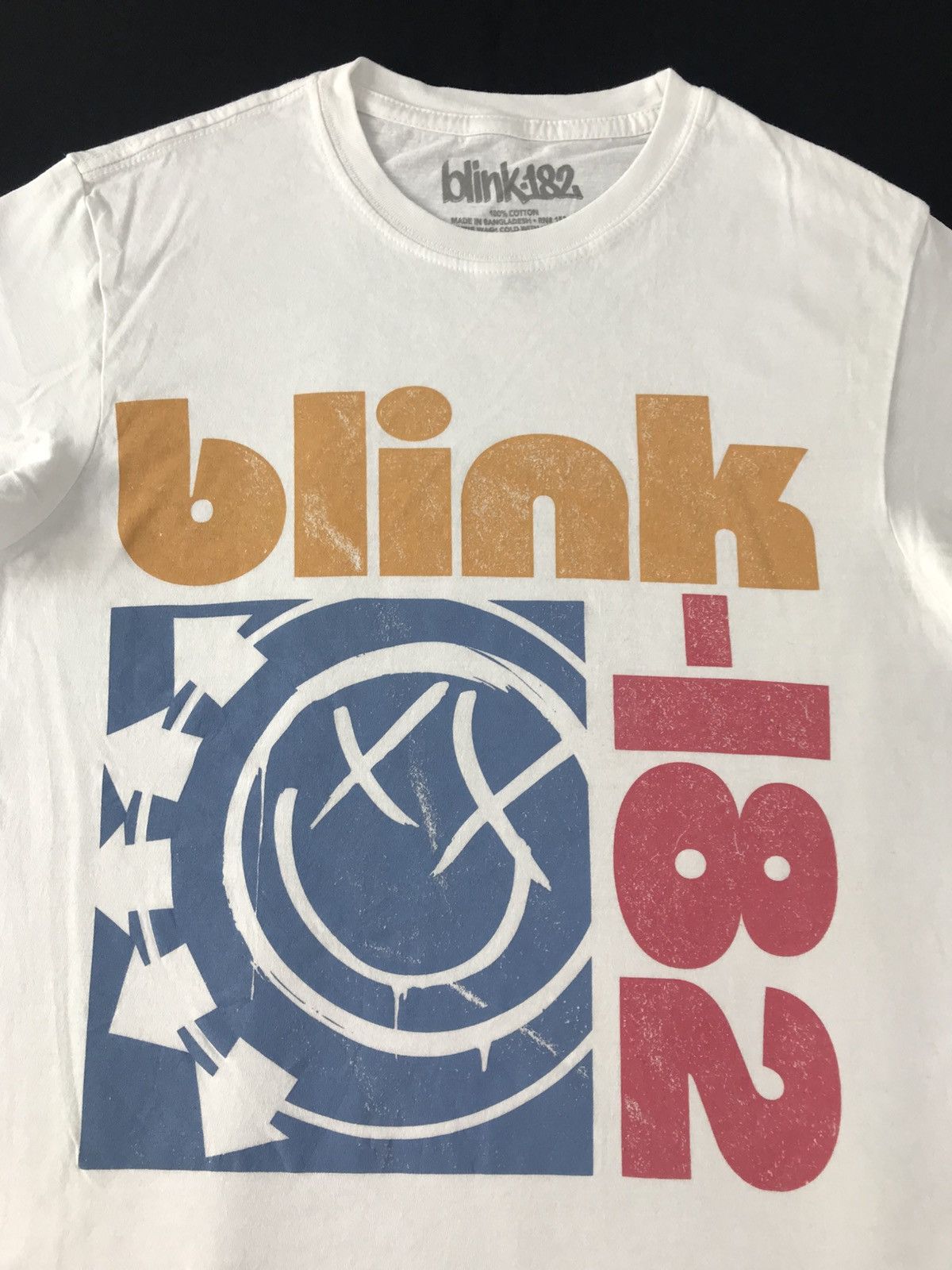 Band Tees Blink-182 Band Tees Big Smiley Face Logo Printed T-shirt Size US S / EU 44-46 / 1 - 4 Thumbnail