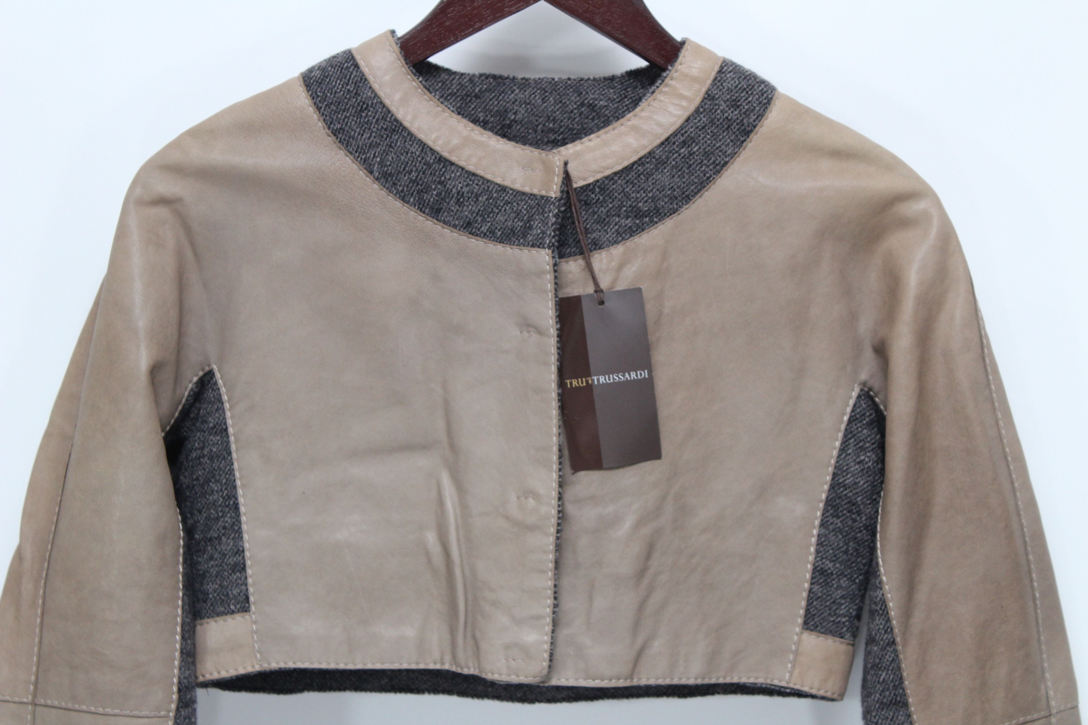 Trussardi Trussardi Leather Jacket Womens Size 38 Hype Rare Size XS / US 0-2 / IT 36-38 - 4 Thumbnail