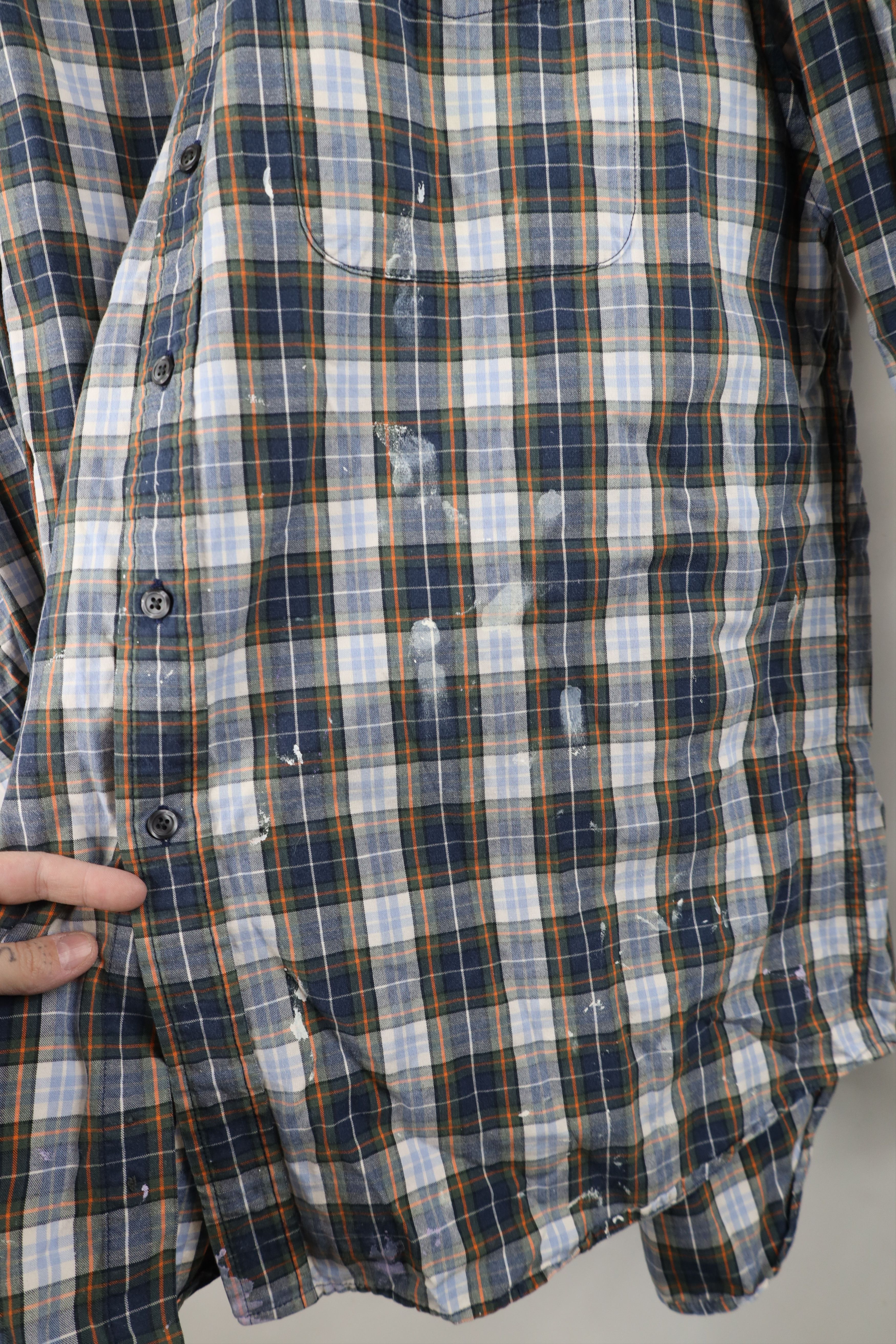 Gap Vintage 90s Gap Heavy Baggy Collared Button Down Shirt Plaid Size US XL / EU 56 / 4 - 6 Thumbnail
