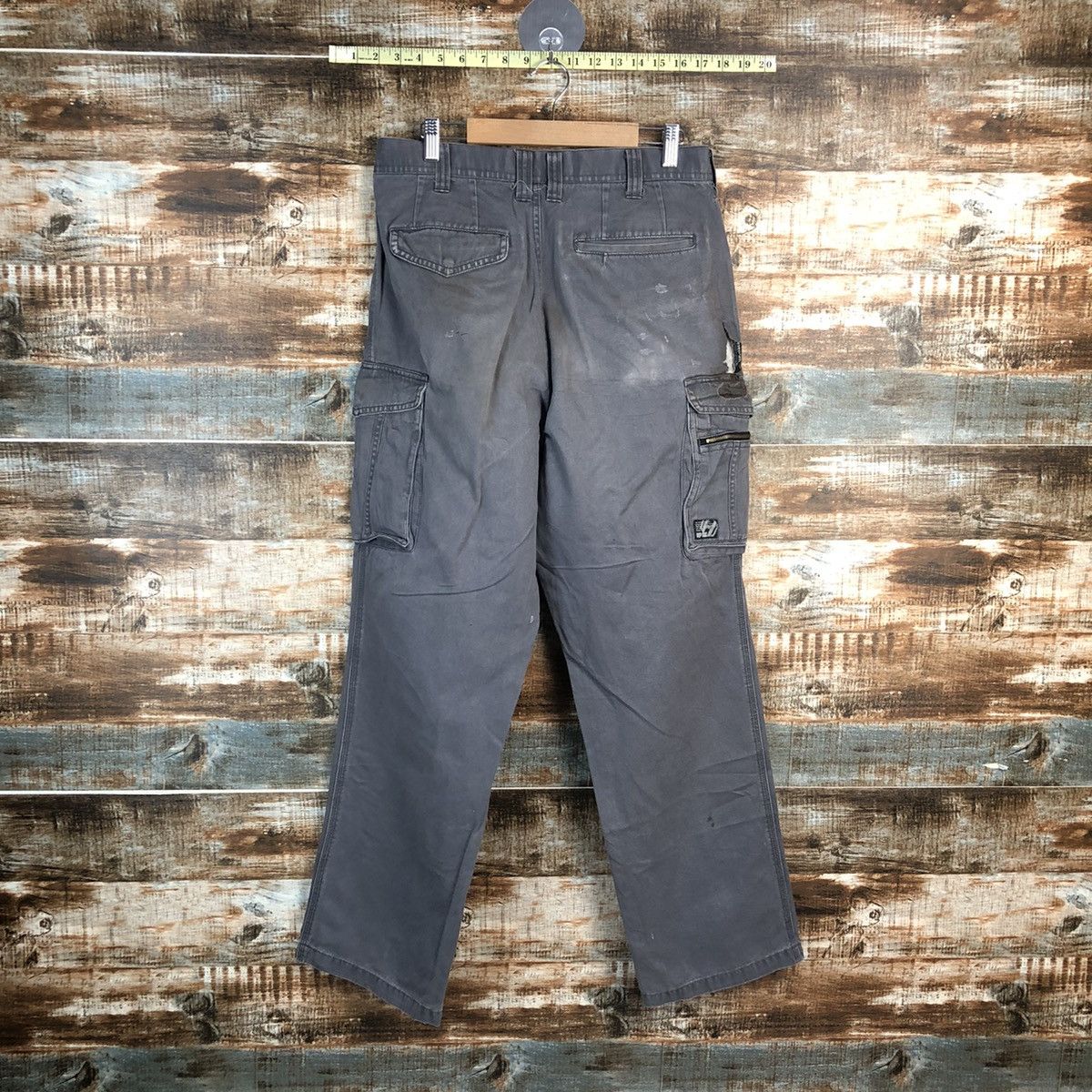 Japanese Brand DL Japanese Brand Grey Cargo Multipocket Pants #C119 Size US 32 / EU 48 - 15 Thumbnail
