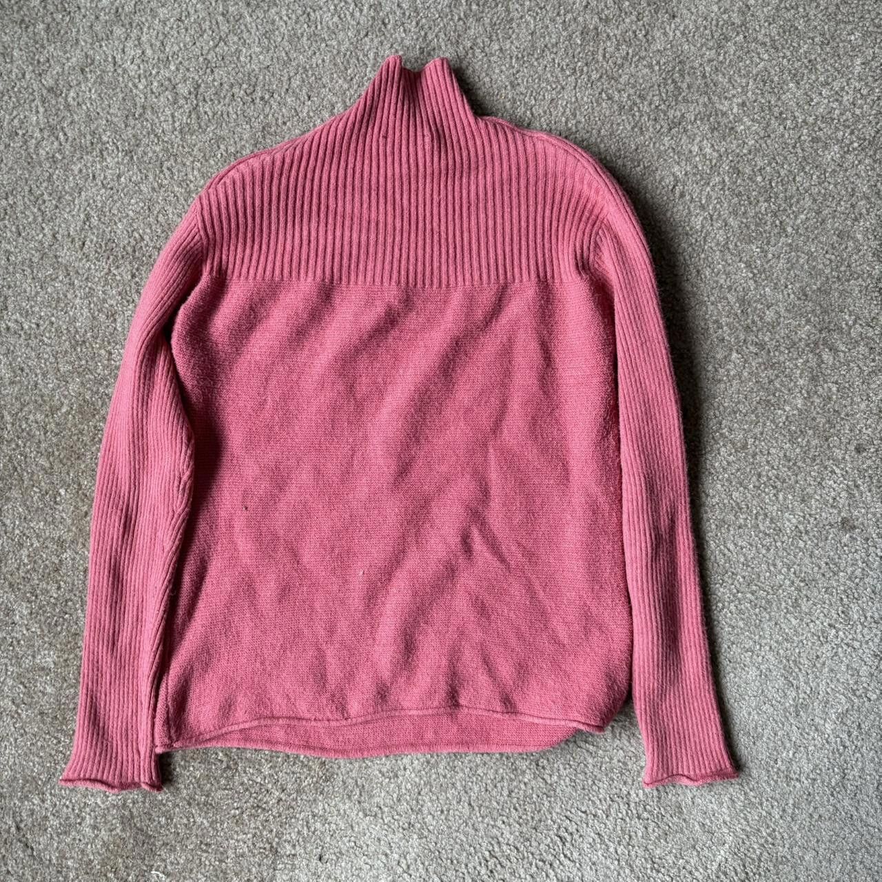 Designer Super Soft Rose Colored Sweater Size M / US 6-8 / IT 42-44 - 3 Thumbnail