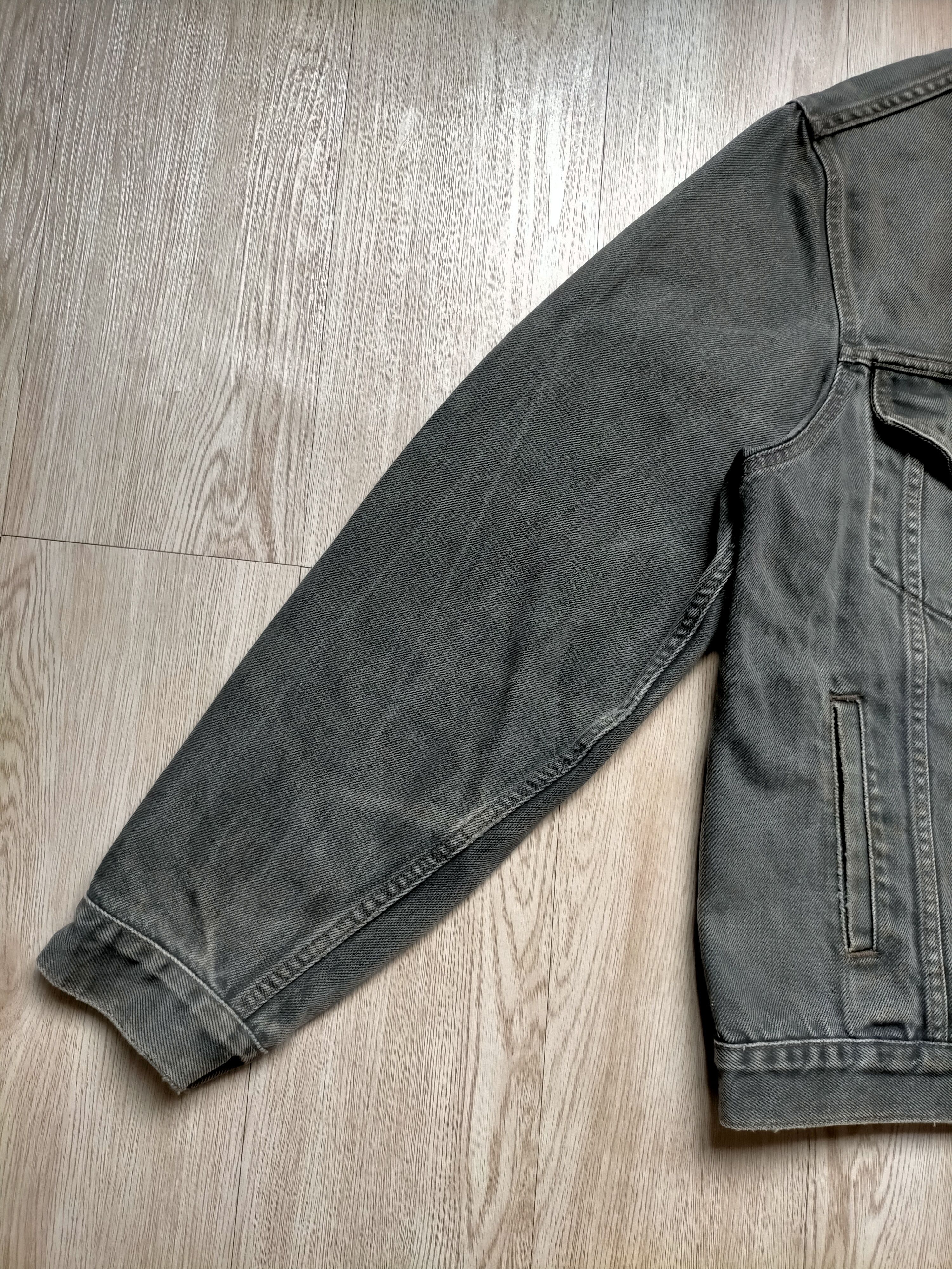 Levi's Vintage 90s Levis 503 Super Black Trucker Jacket Jeans Size US L / EU 52-54 / 3 - 11 Thumbnail