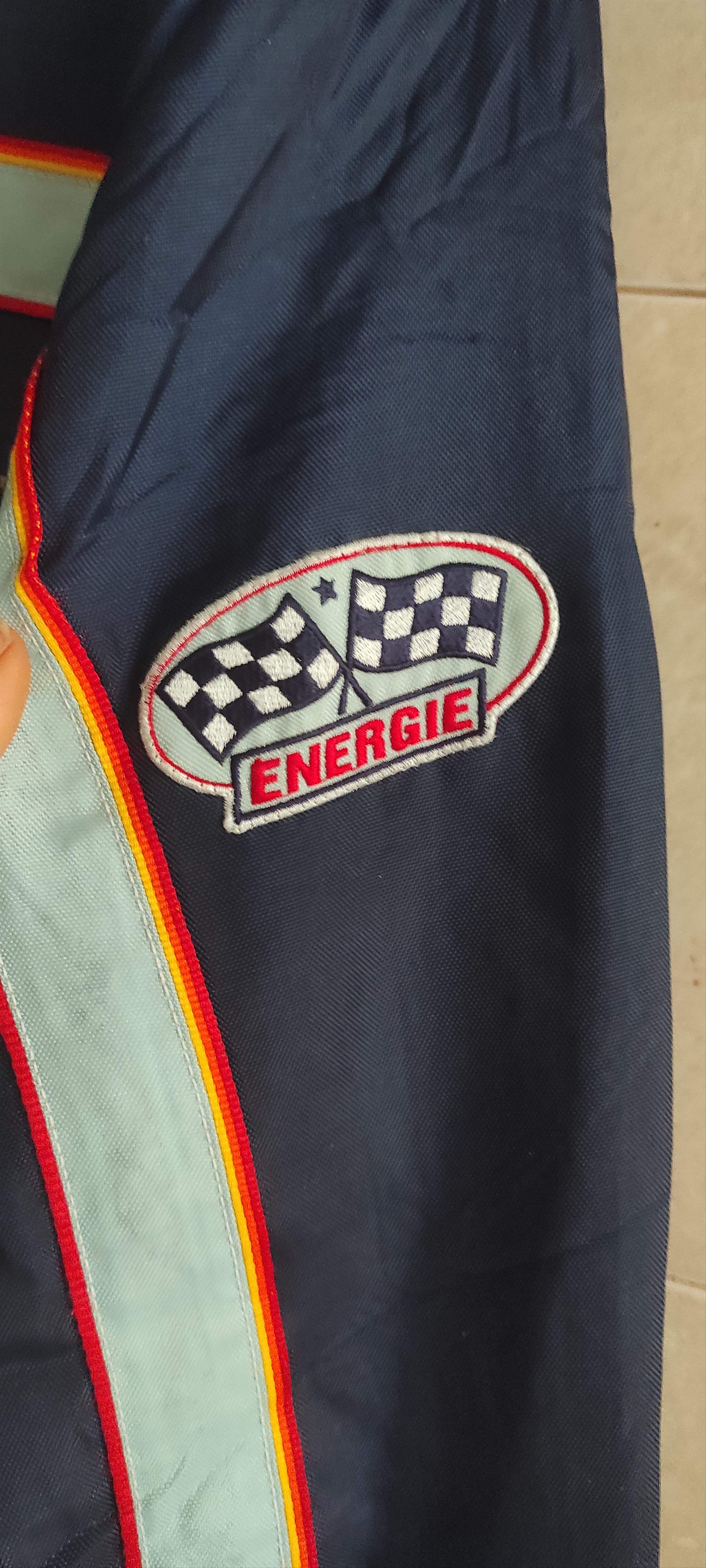Energie × Vintage Vintage Energie Motorcycle Racing Navy Biker Jacket 90s y2k Size US XL / EU 56 / 4 - 4 Thumbnail