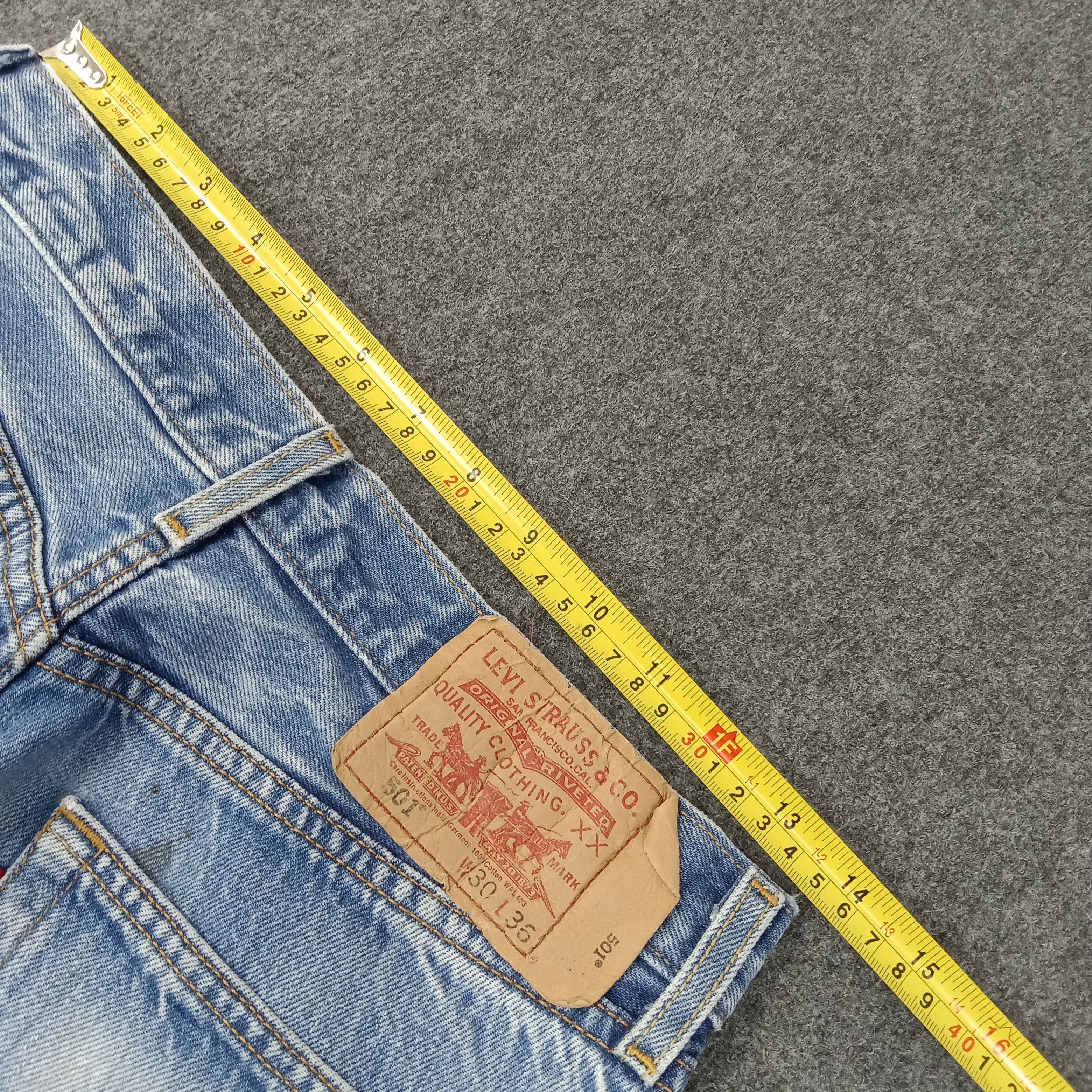 Levi's Levi's 501 American Distressed Denim Jeans C252N10 Size US 28 / EU 44 - 9 Thumbnail
