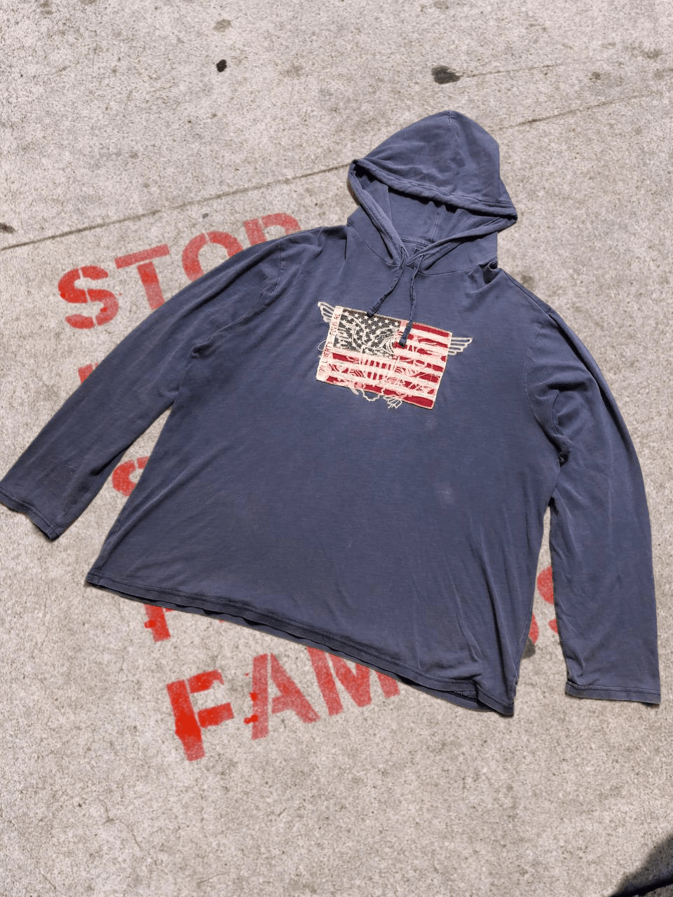 Polo Ralph Lauren POLO RALPH LAUREN USA Flag Long Sleeve Hoodie Sweatshirt Size US XL / EU 56 / 4 - 1 Thumbnail